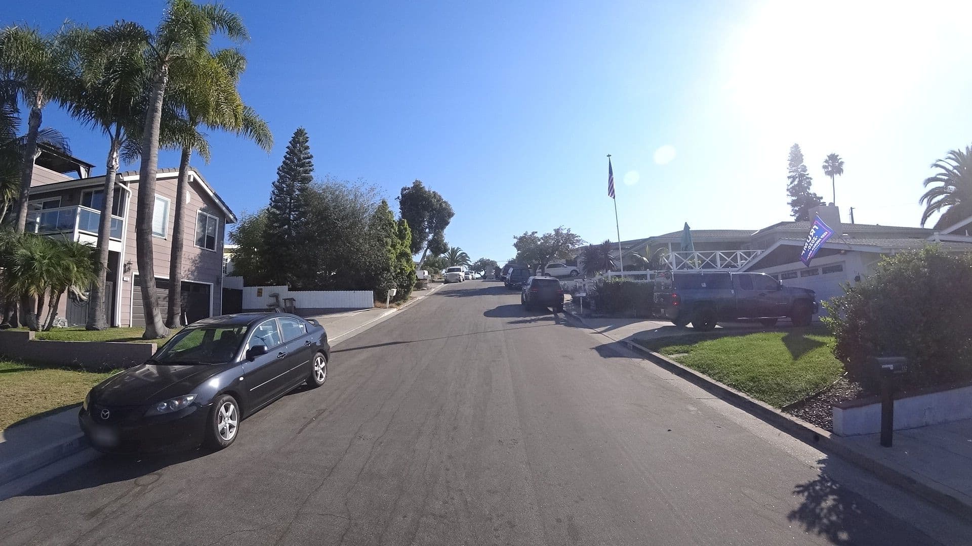 Street view near Lucia's Man Shack, San Clemente — © marker_geo (CC BY-SA · Mapillary)