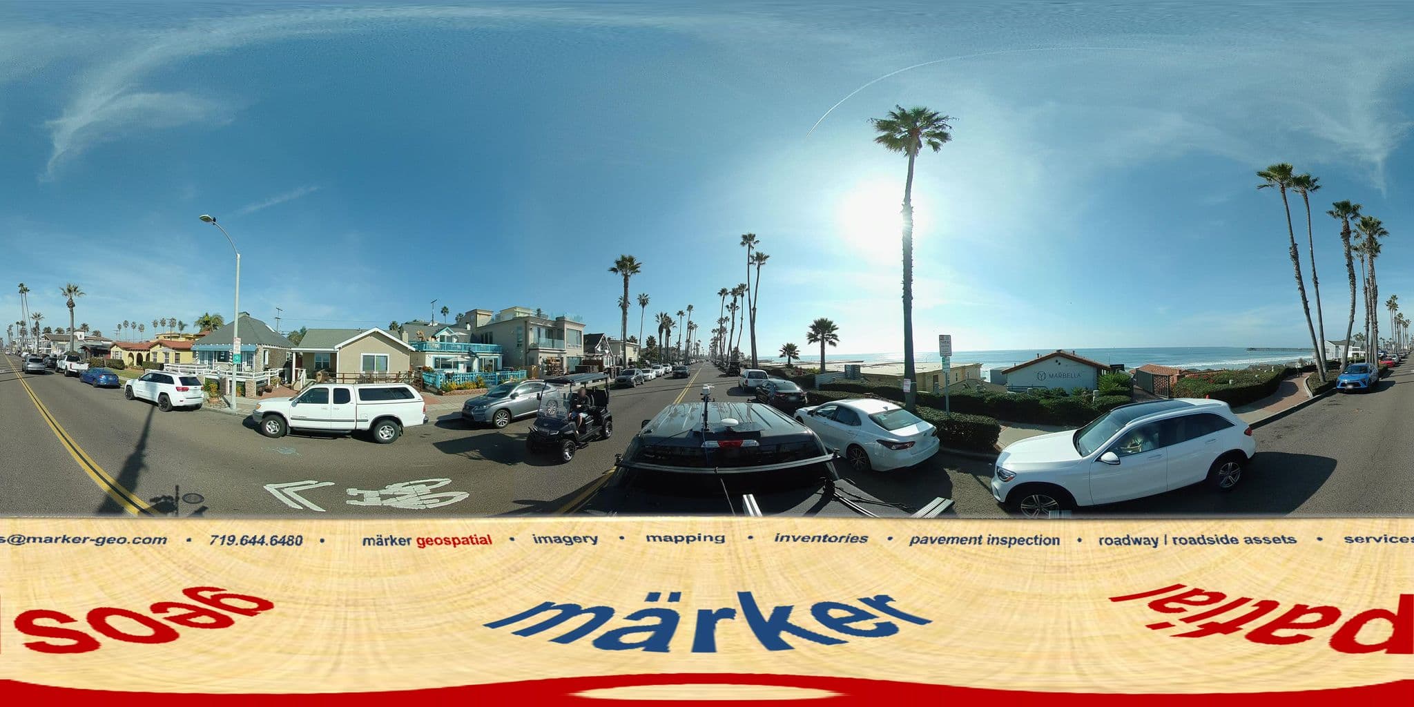 Street view near lands end Vacation Rental, Oceanside — © marker_geo1 (CC BY-SA · Mapillary)