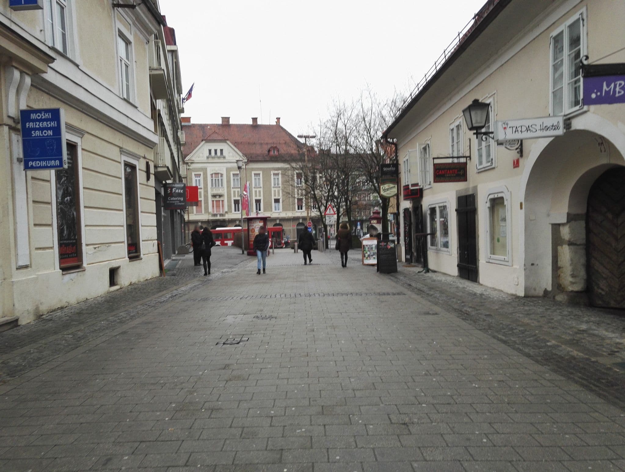 Street view near Tapas Hostel, Maribor — © aceini (CC BY-SA · Mapillary)