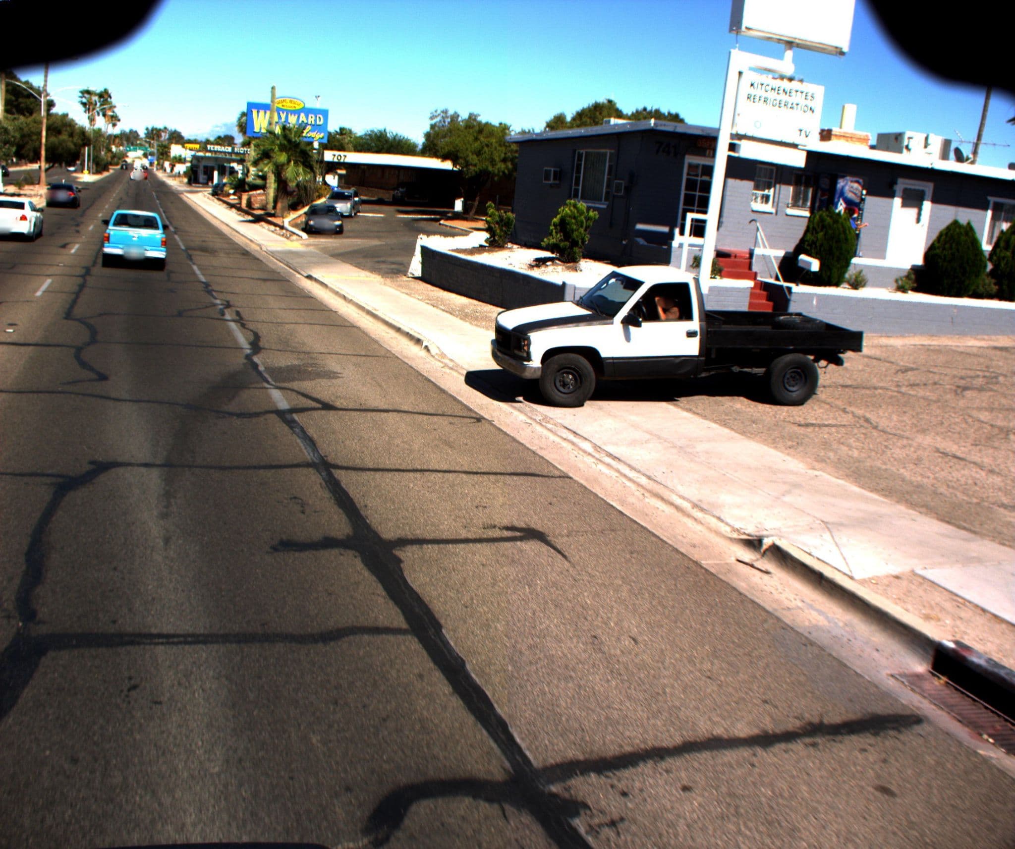 Street view near Mountain View Motel, Flowing Wells — © adotgis (CC BY-SA · Mapillary)