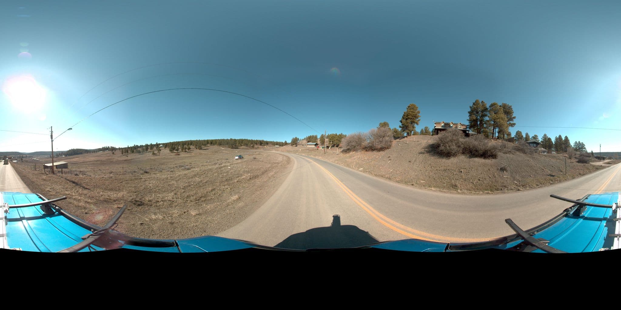 Street view near Split Pine Cabin, Pagosa Springs — © rking (CC BY-SA · Mapillary)