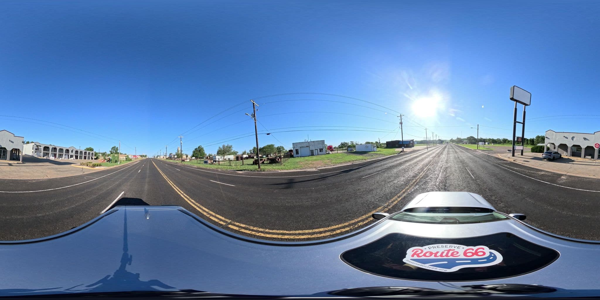 Street view near Econo Lodge, Shamrock — © nthp_gis (CC BY-SA · Mapillary)
