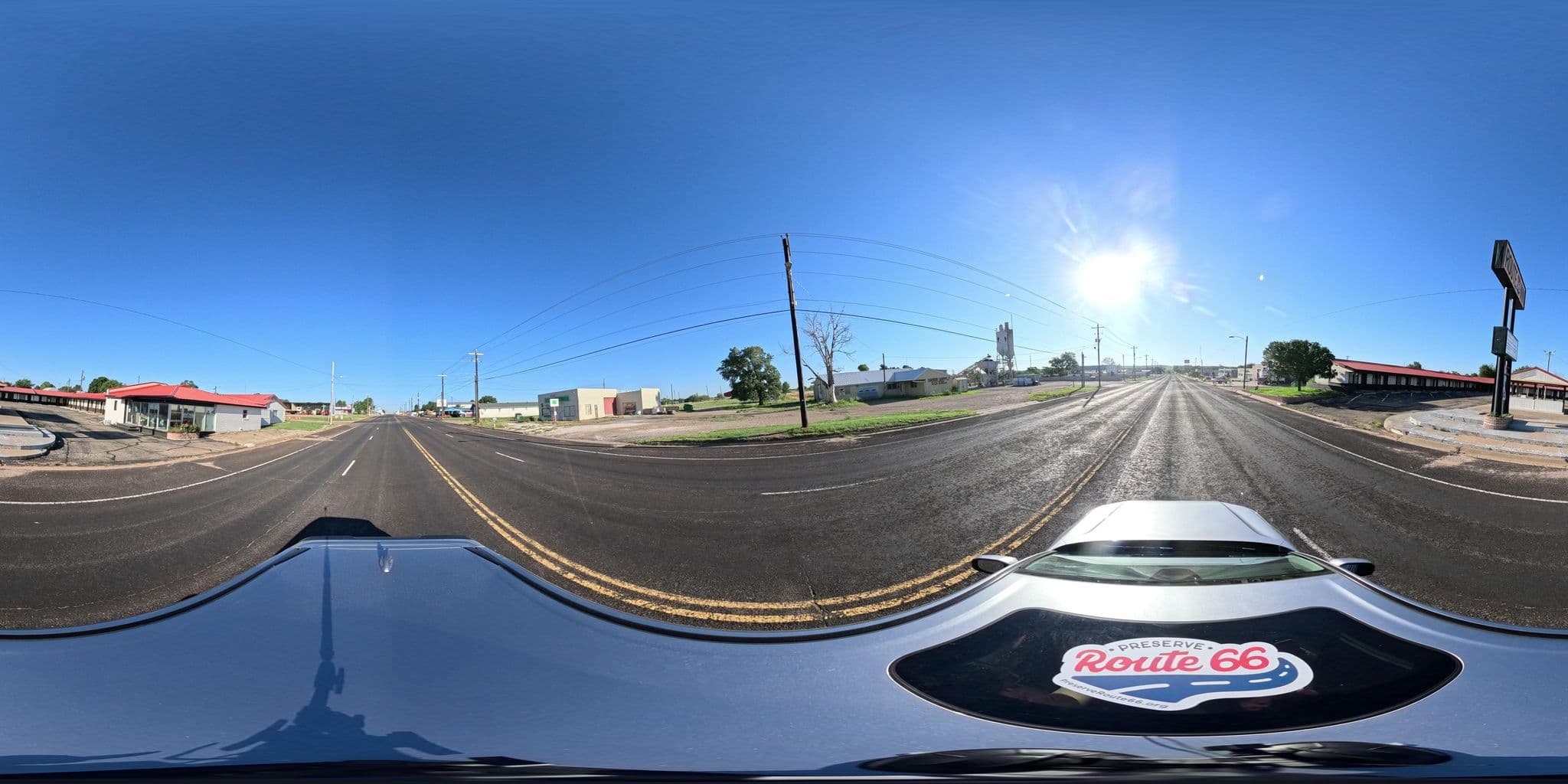 Street view near Hotel Shamrock TX - I-40 & Hwy 83, Shamrock — © nthp_gis (CC BY-SA · Mapillary)