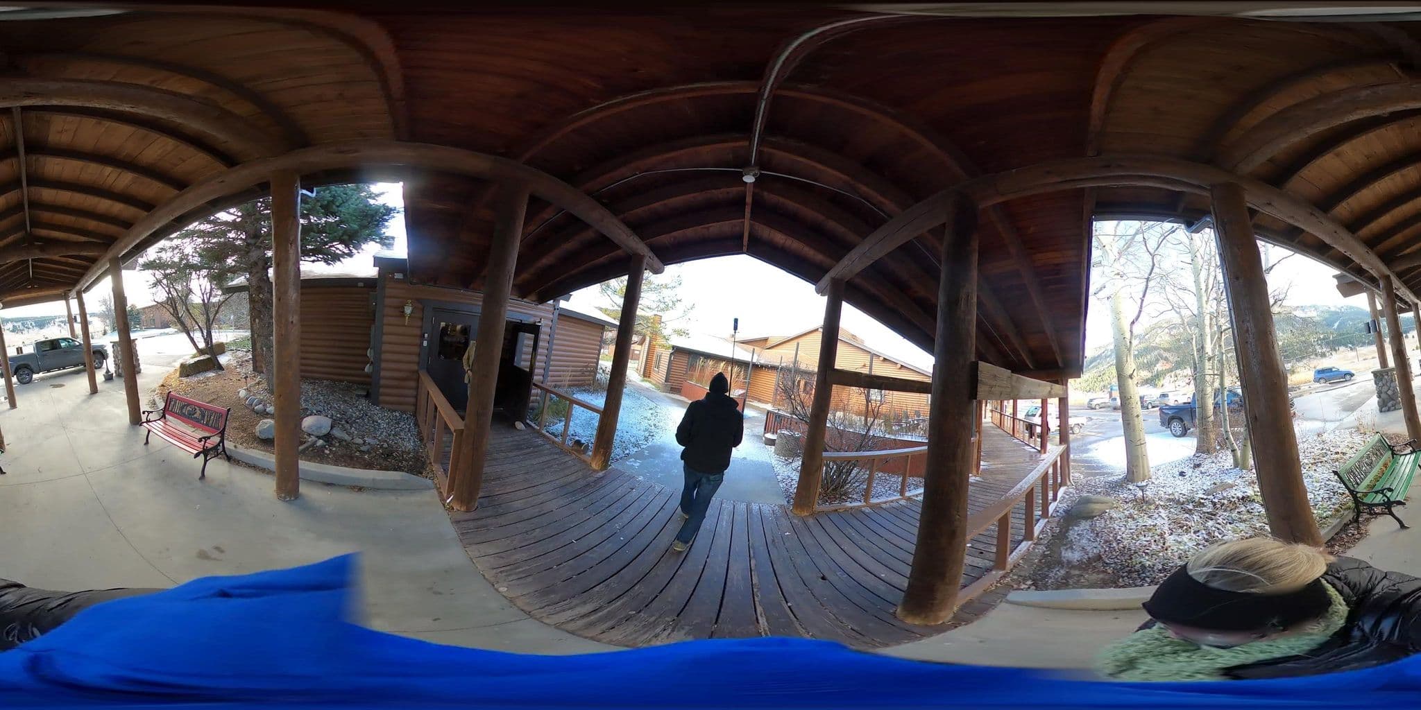 Street view near Buck's T4 Lodge Big Sky, Big Sky — © kjspencer (CC BY-SA · Mapillary)