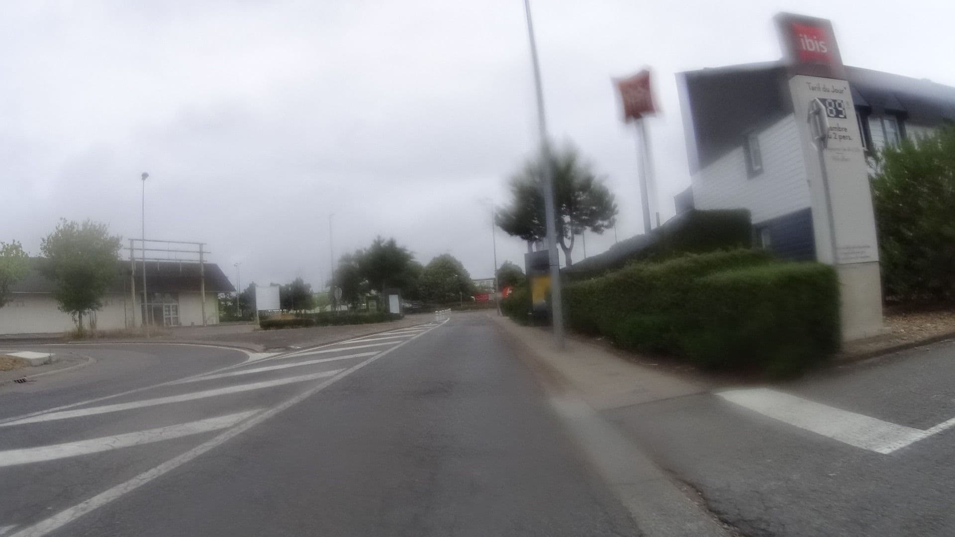 Street view near Hôtel Restaurant Ibis, Trignac — © ramap (CC BY-SA · Mapillary)