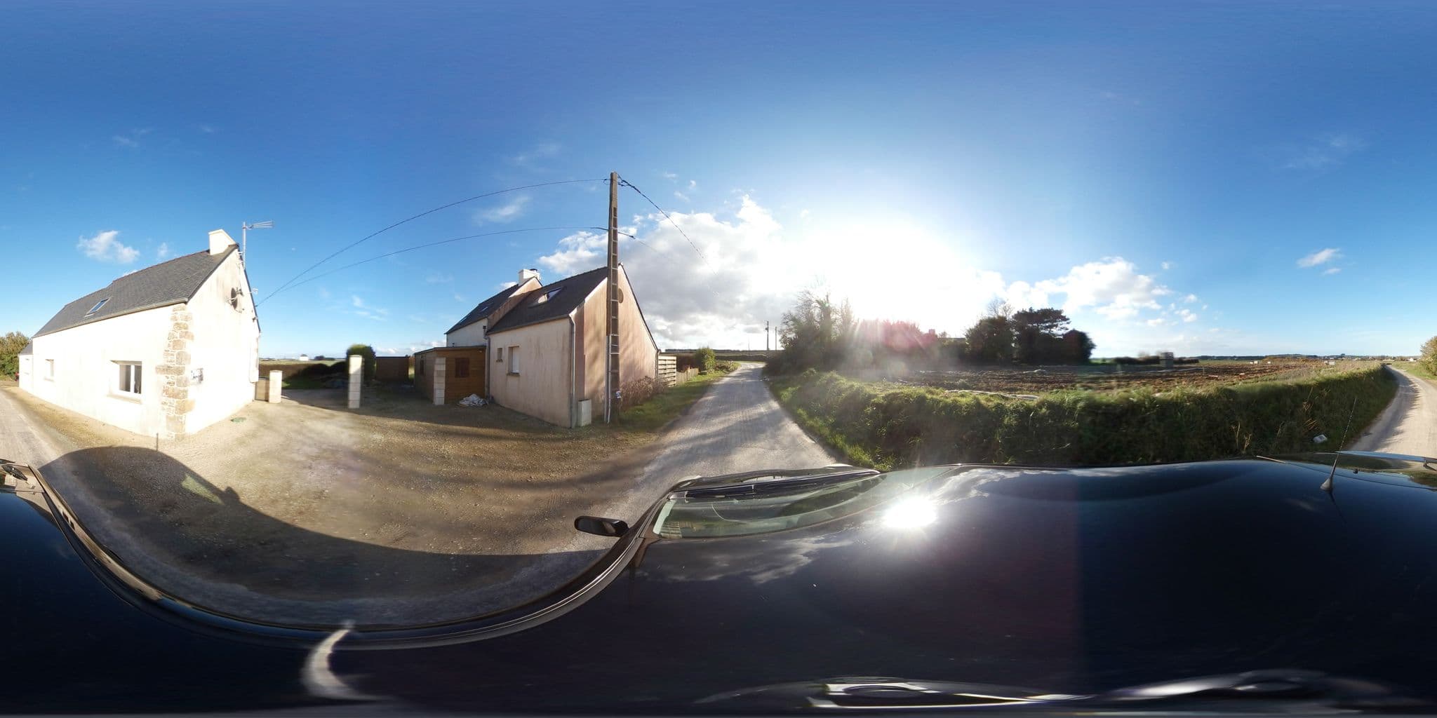 Street view near Location de Vacances à Pen ar Valy, Plougoulm — © c_mobilite (CC BY-SA · Mapillary)