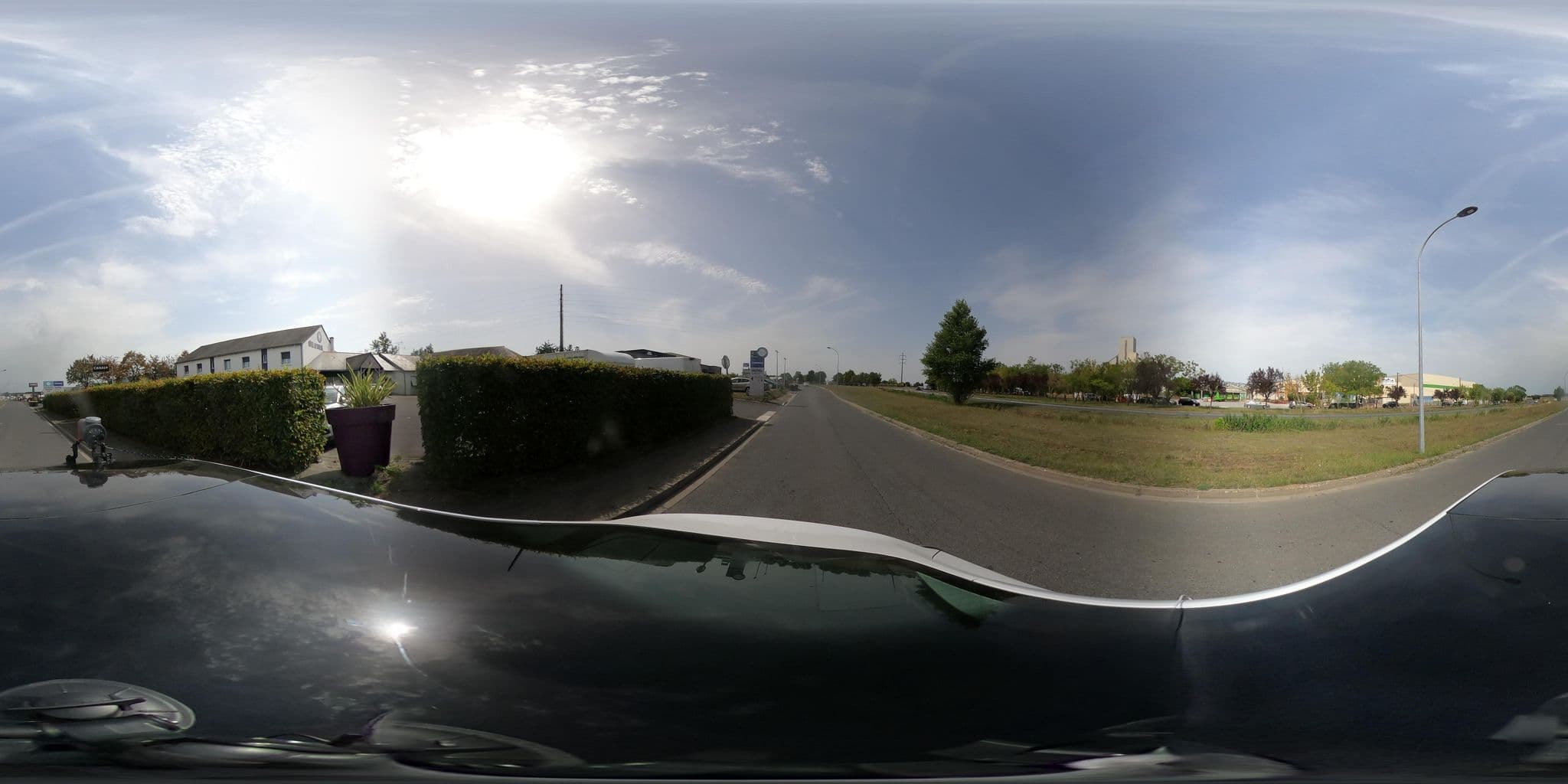 Street view near Hotel de La Saulnaie**, Doué-la-Fontaine — © sogefi (CC BY-SA · Mapillary)