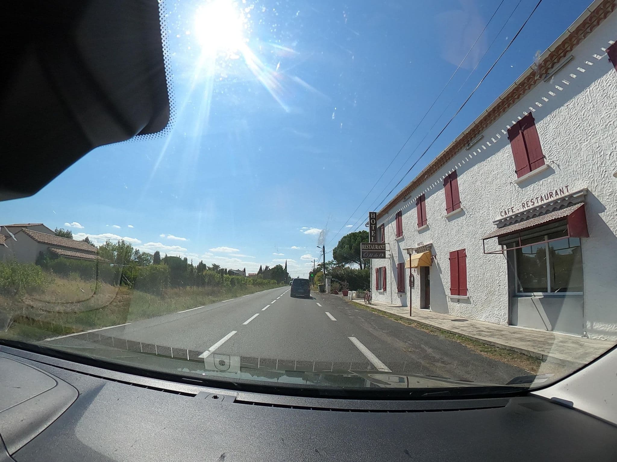 Street view near Hôtel Restaurant la Muscadelle, Capendu — © vst (CC BY-SA · Mapillary)
