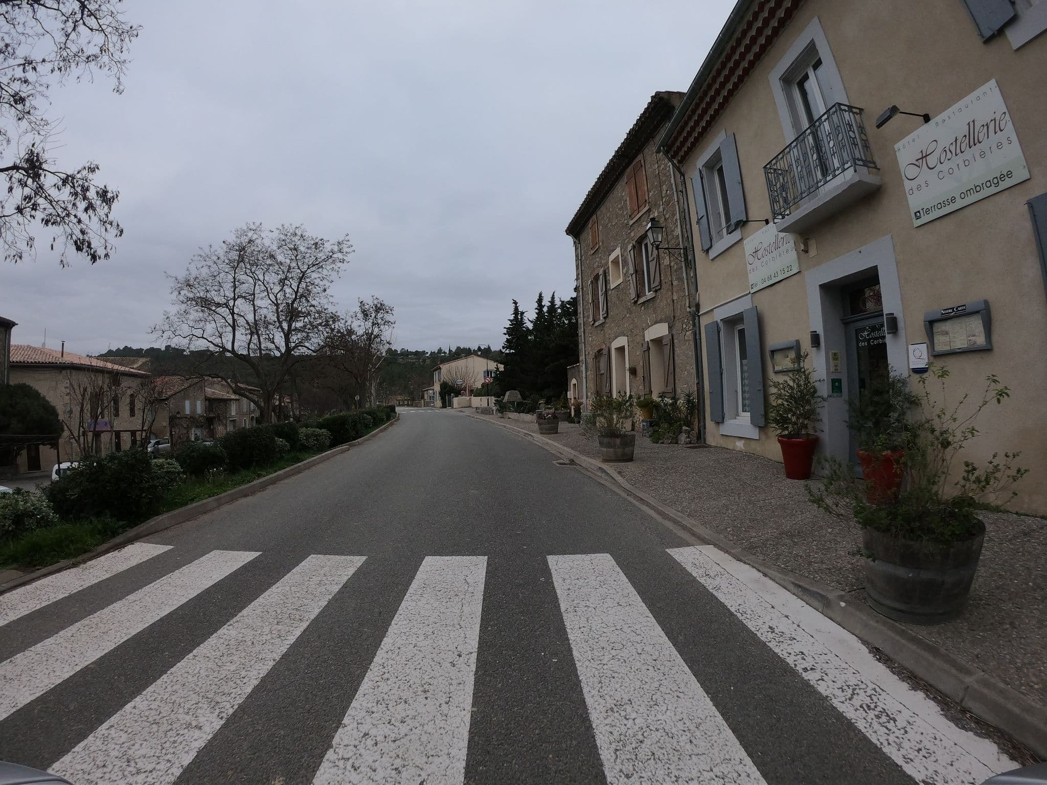 Street view near Hostellieres De Corbieres, Fabrezan — © joostjakob (CC BY-SA · Mapillary)