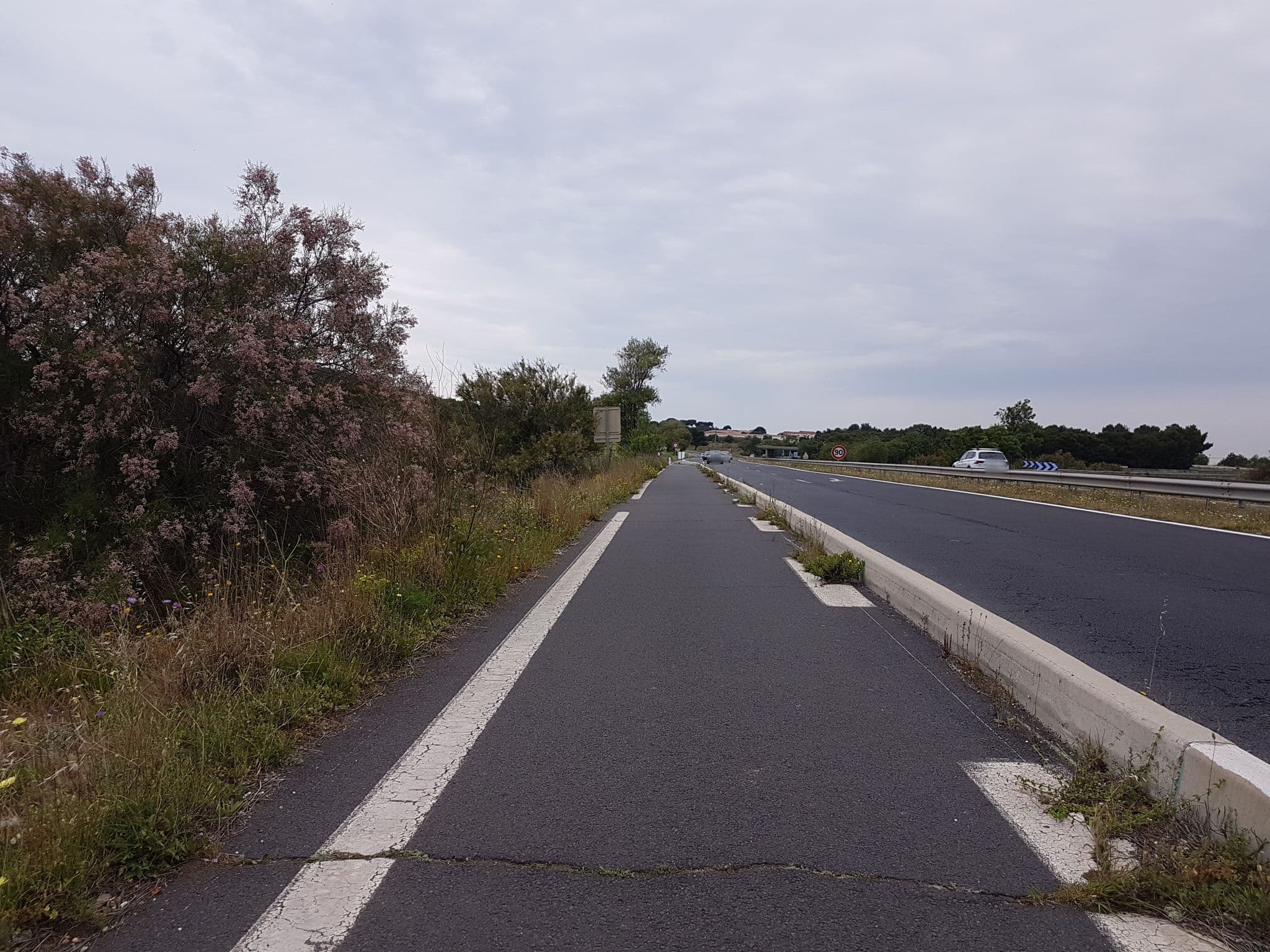 Street view near Relais du Mont Saint Loup, Agde — © changchun1 (CC BY-SA · Mapillary)
