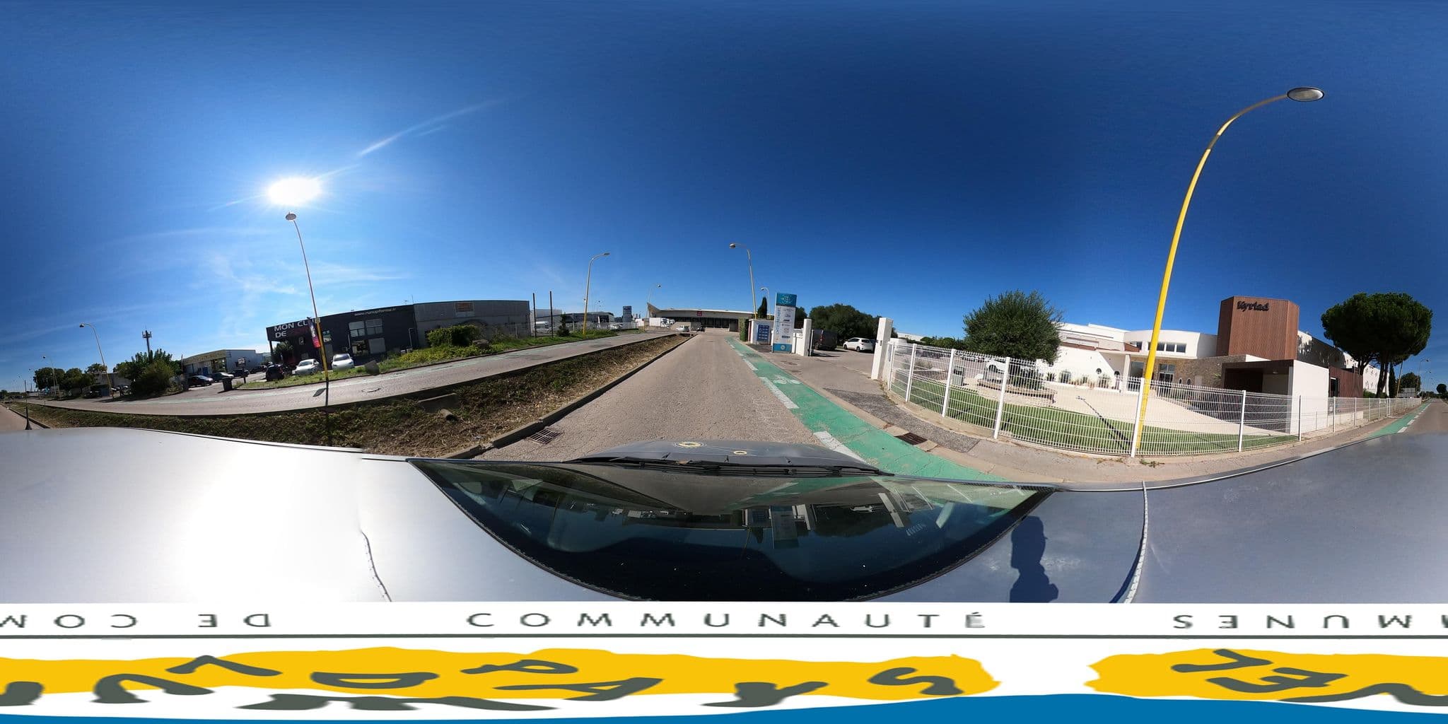 Street view near Via Domitia, Lunel — © data_wax (CC BY-SA · Mapillary)