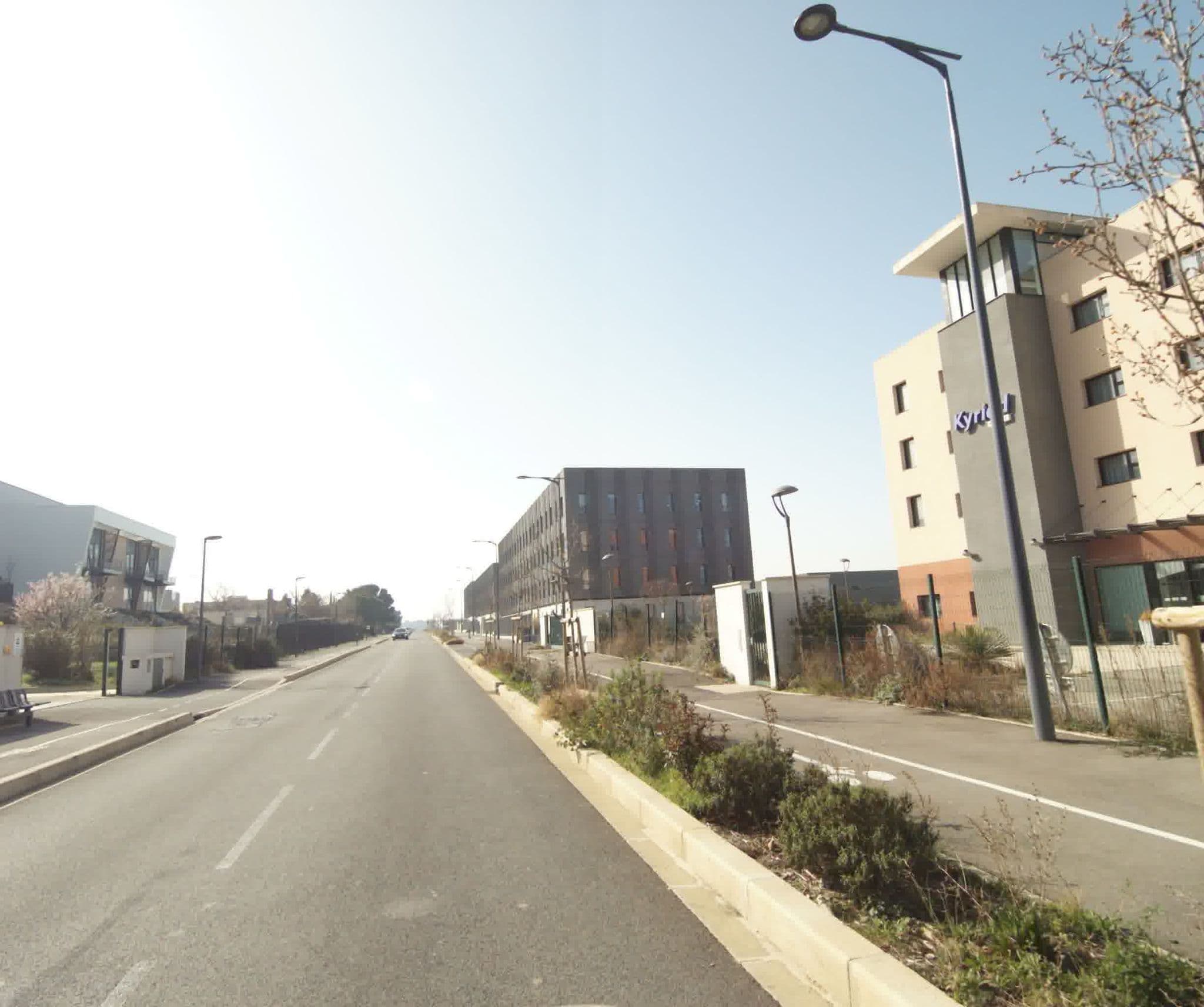 Street view near Kyriad Marseille Provence Aéroport, Vitrolles — © sogefi (CC BY-SA · Mapillary)
