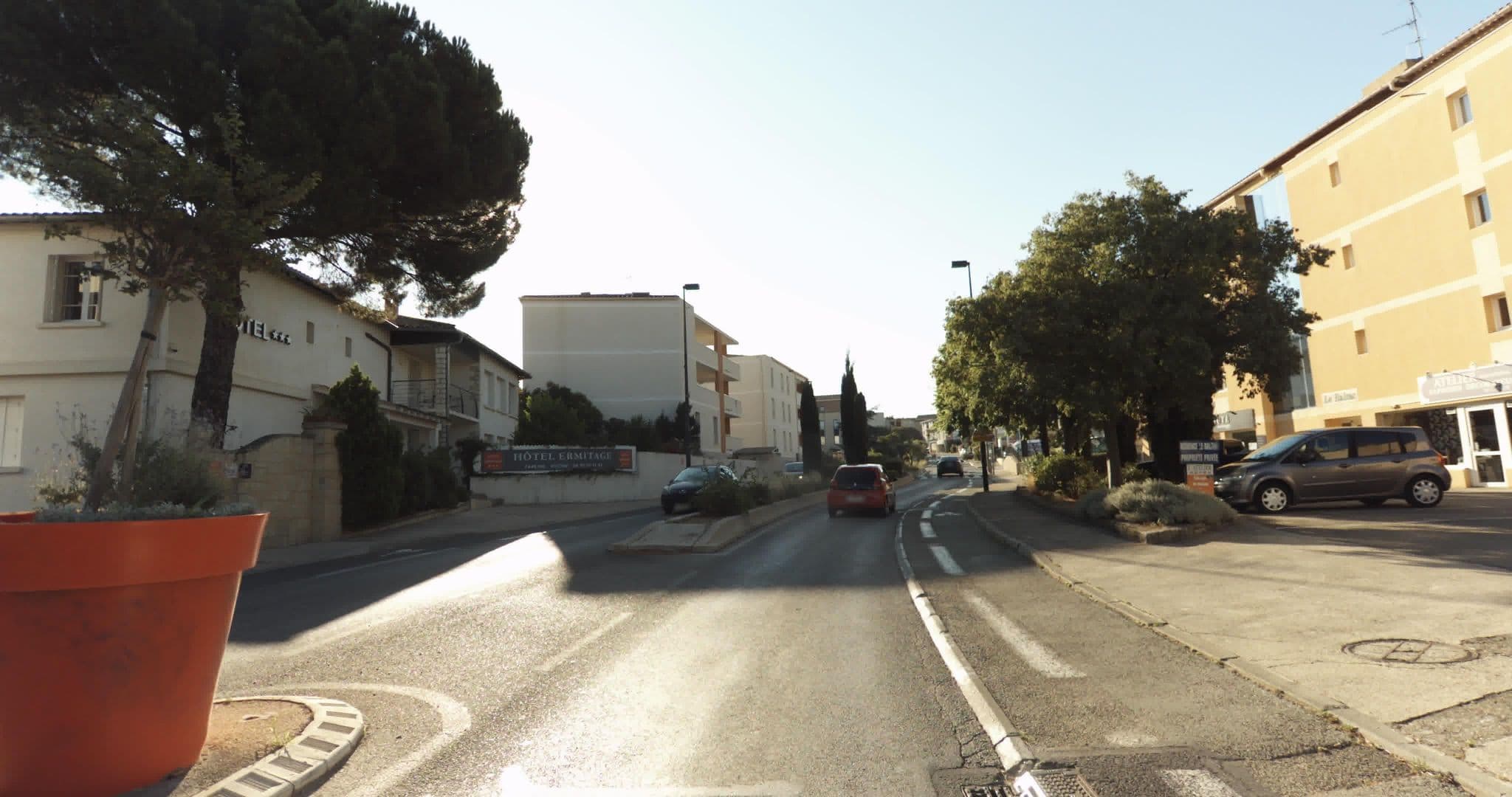 Street view near Hôtel Ermitage, Les Angles — © sogefi (CC BY-SA · Mapillary)