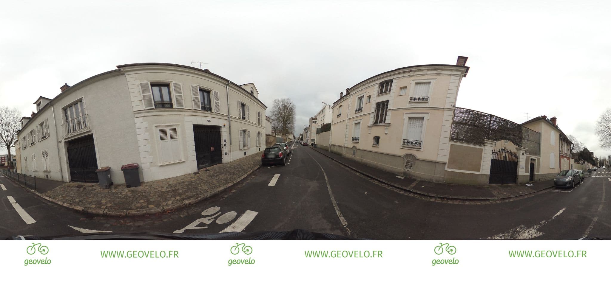 Street view near Le Clos Saint Honoré, Fontainebleau — © simon_geovelo (CC BY-SA · Mapillary)