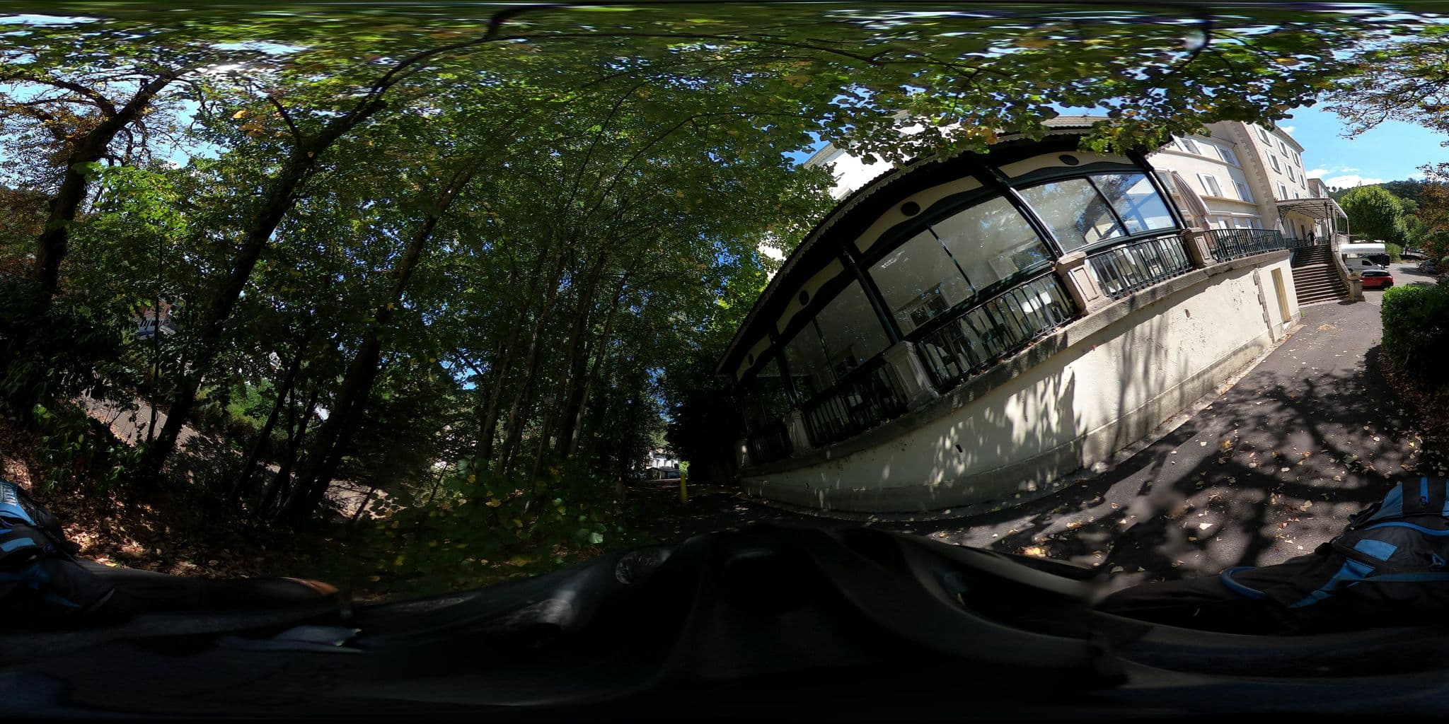 Street view near Grand Hotel Des Bains Vals-les-Bains, Vals-les-Bains — © Krob (CC BY-SA · Mapillary)