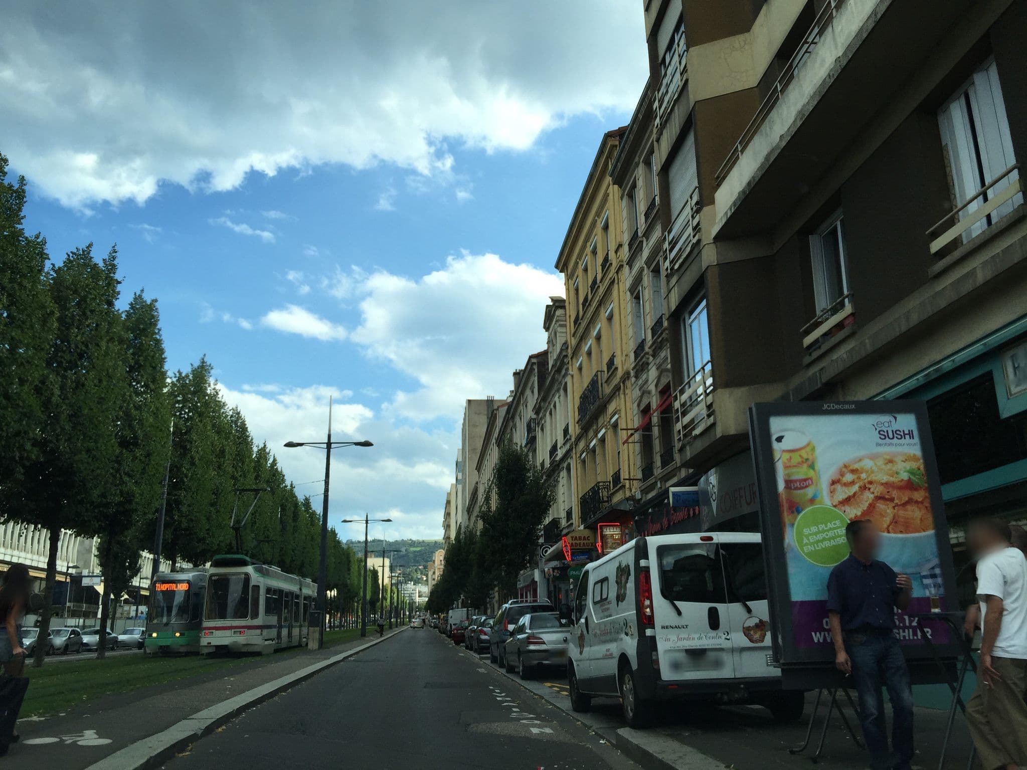 Street view near Grain De Beauté, Saint-Étienne — © geraldchatagnon (CC BY-SA · Mapillary)