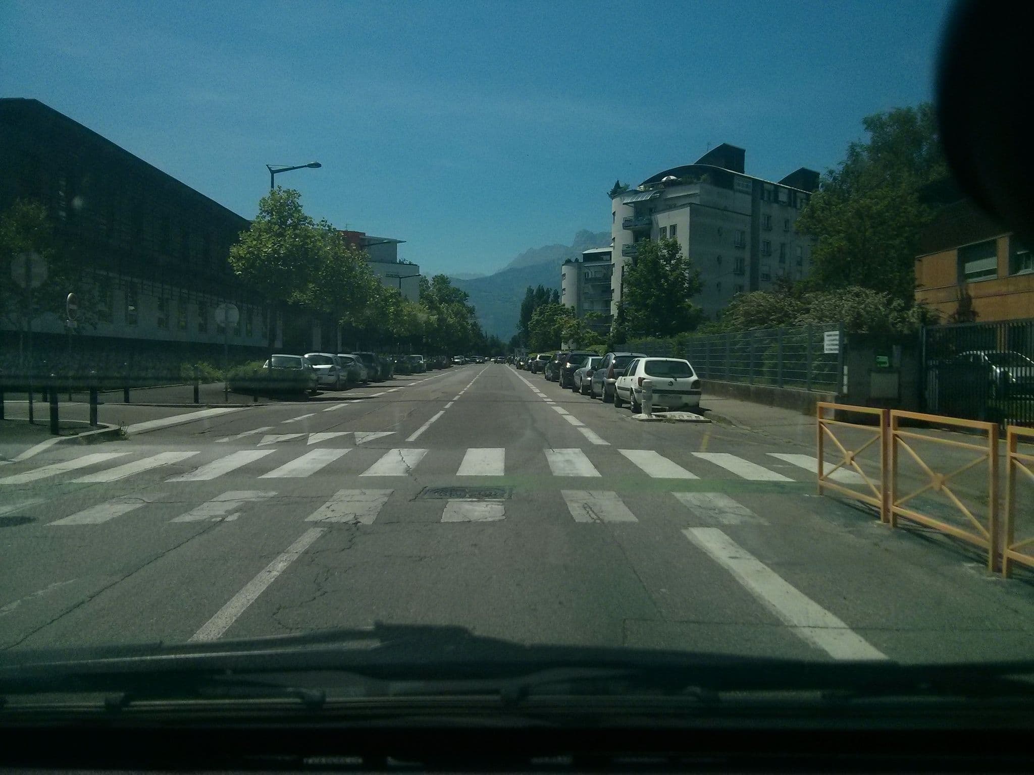 Street view near Adoma, Grenoble — © pamplemousse (CC BY-SA · Mapillary)