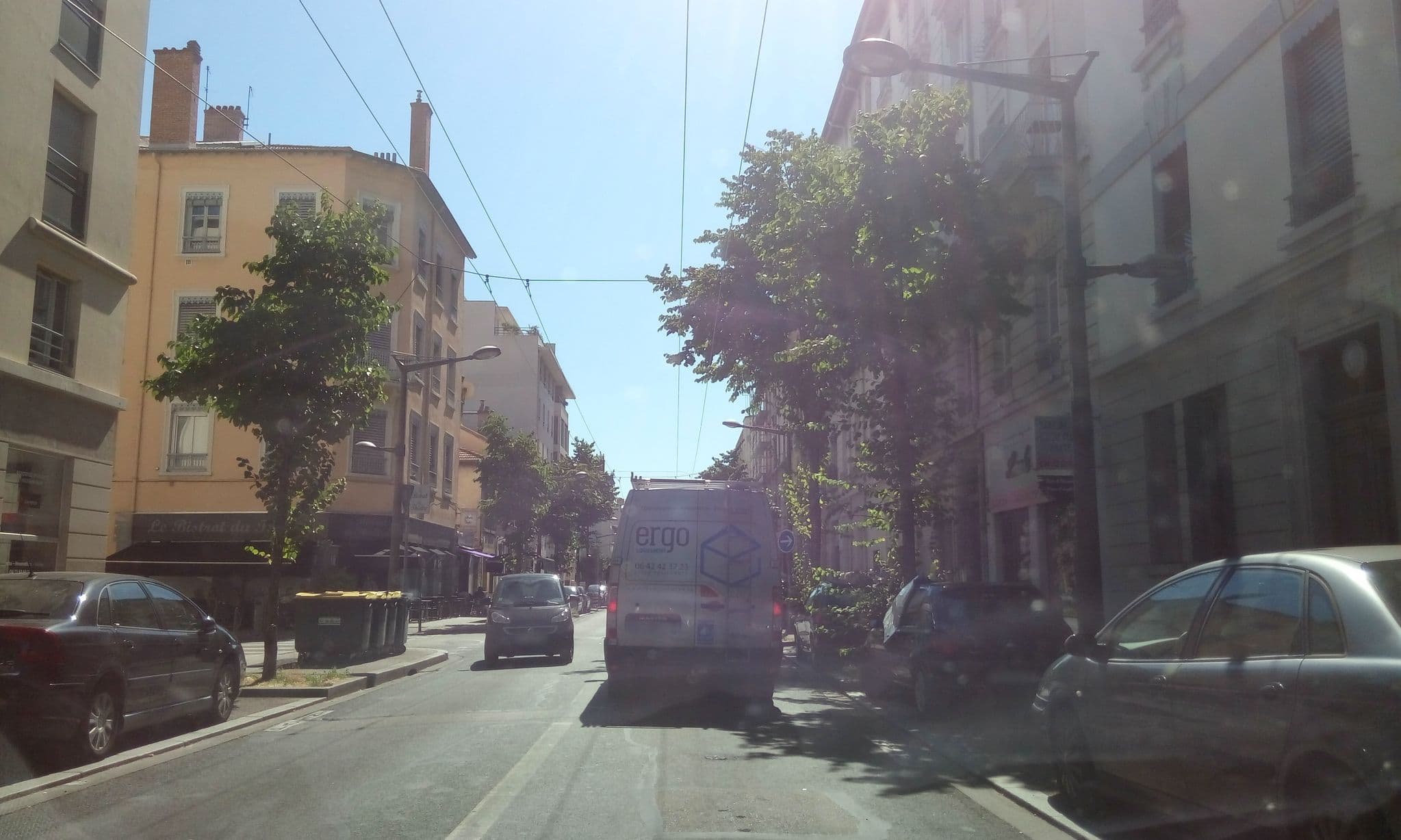 Street view near Antaeus, Lyon 09 — © sebleouf (CC BY-SA · Mapillary)