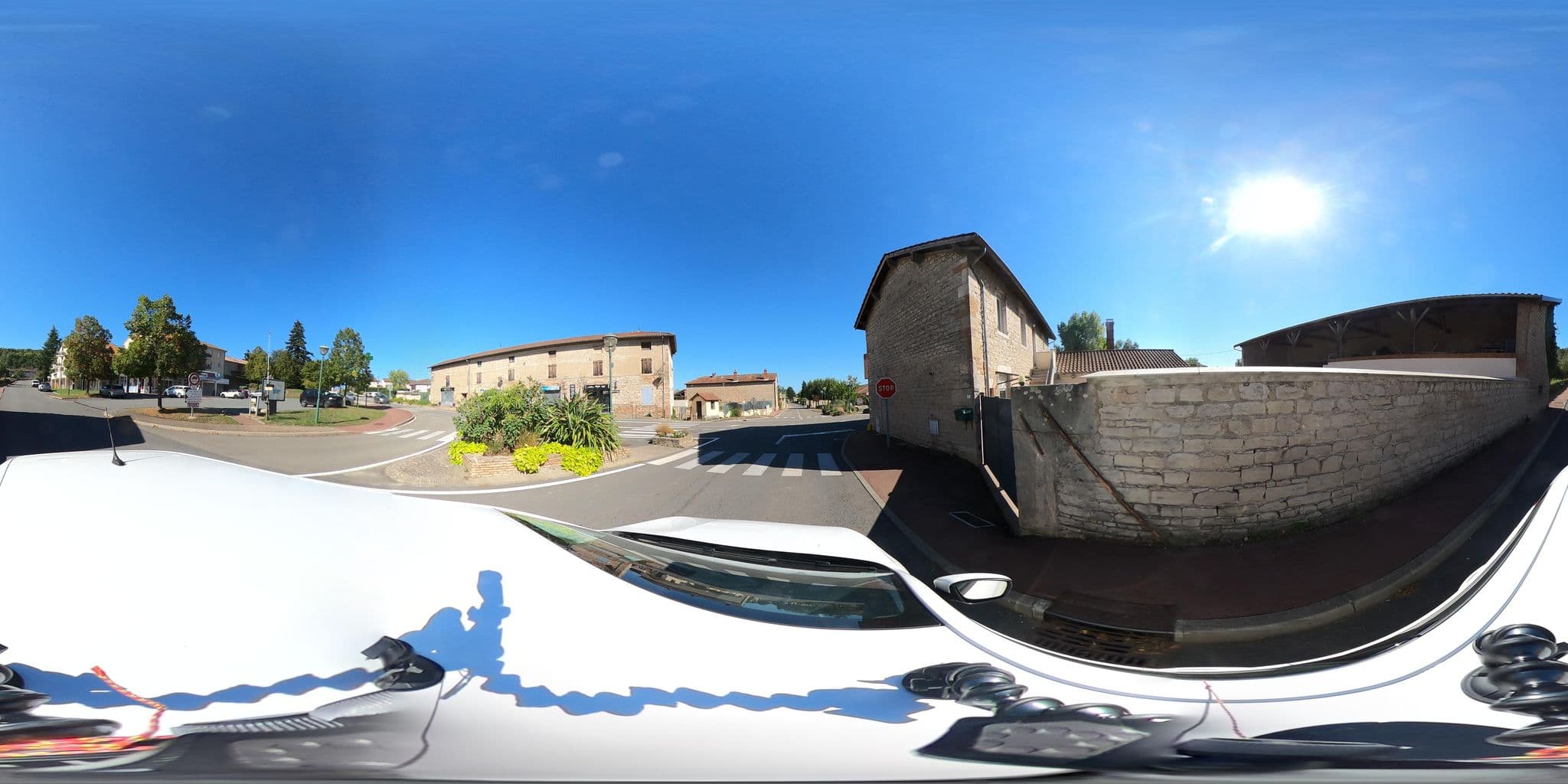 Street view near Logis Hôtel la Vieille Ferme, Sancé — © arteragence (CC BY-SA · Mapillary)