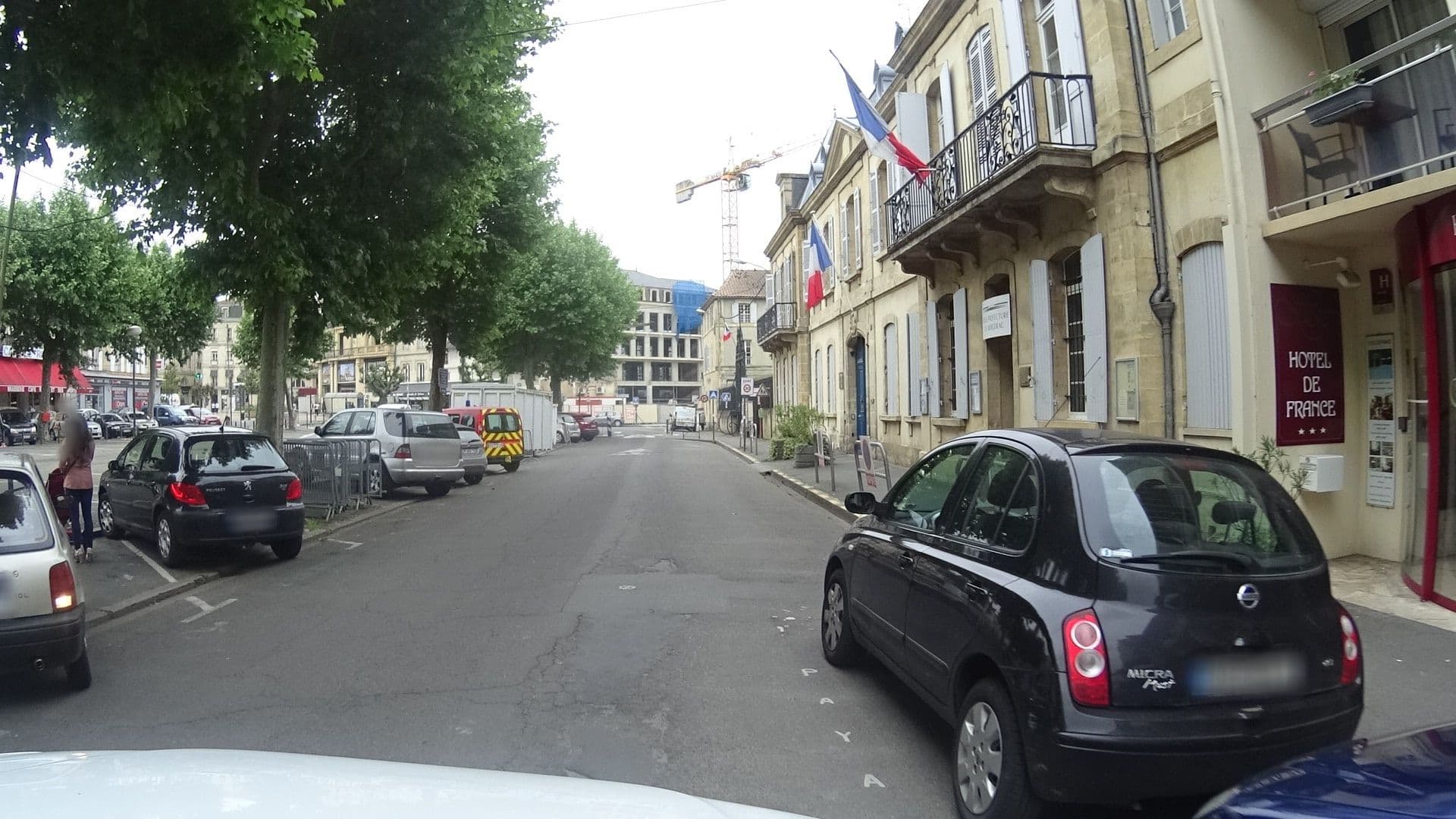 Street view near Hôtel de France, Bergerac — © vincentrando24 (CC BY-SA · Mapillary)