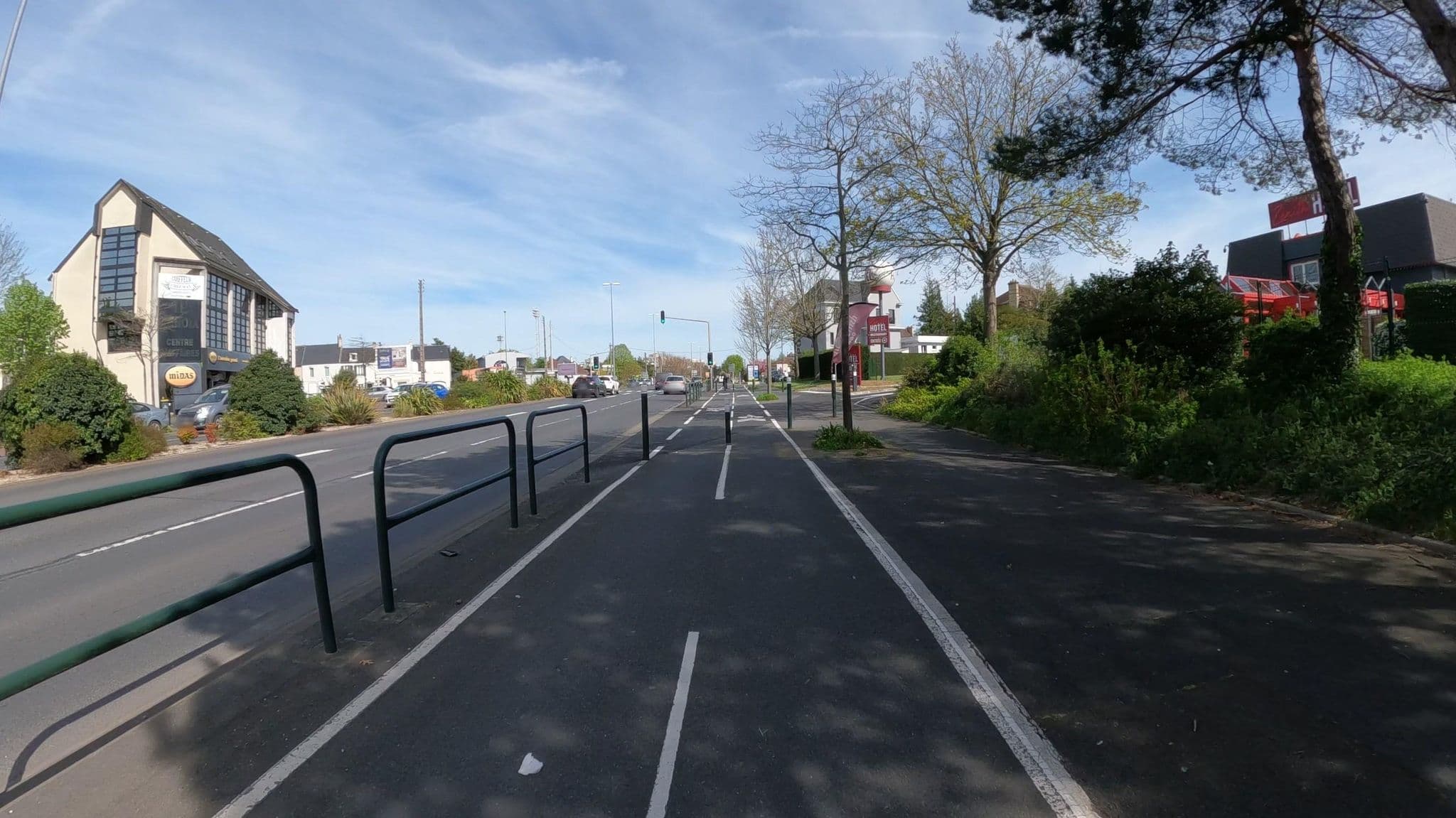 Street view near Hôtel Crocus Caen Parc Expo, Saint-Germain-la-Blanche-Herbe — © Nzau (CC BY-SA · Mapillary)