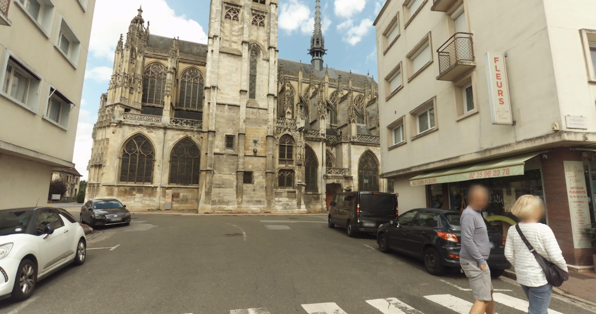 Street view near Trousse Jérôme, Caudebec-en-Caux — © sogefi (CC BY-SA · Mapillary)