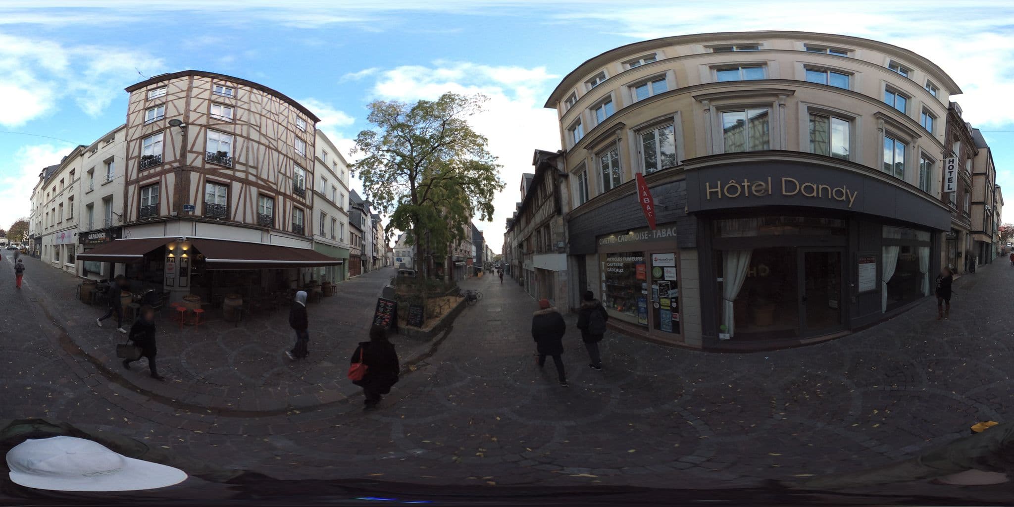Street view near Dandy, Rouen — © geovelo (CC BY-SA · Mapillary)