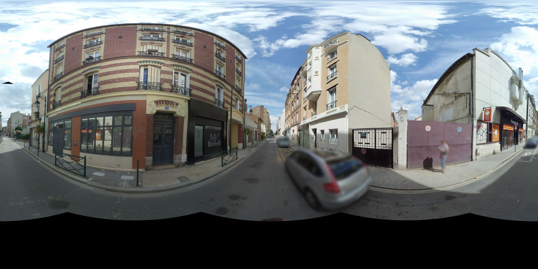 Street view near Daghdevirenian Michel, Colombes — © stephanep (CC BY-SA · Mapillary)