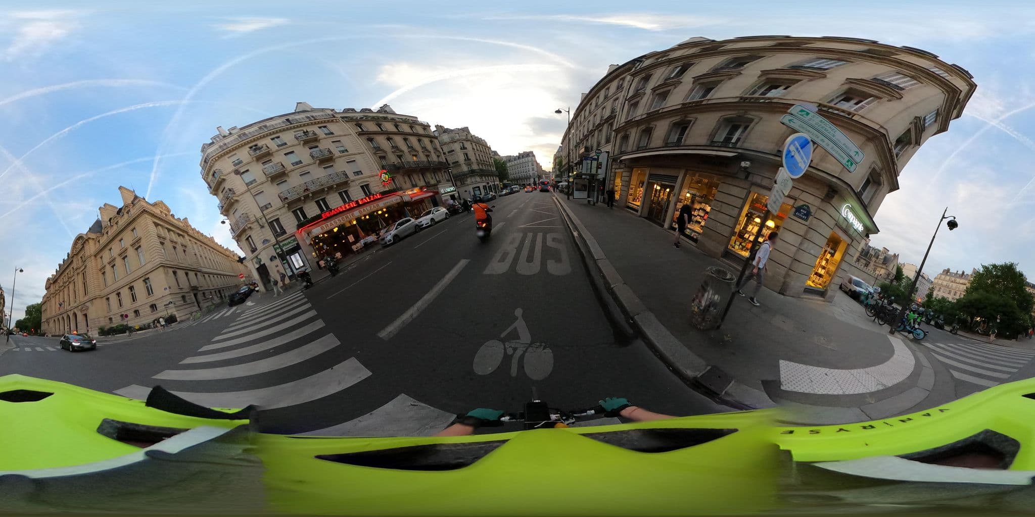 Street view near Hôtel Central Saint Germain, Paris — © Stefdegreef (CC BY-SA · Mapillary)