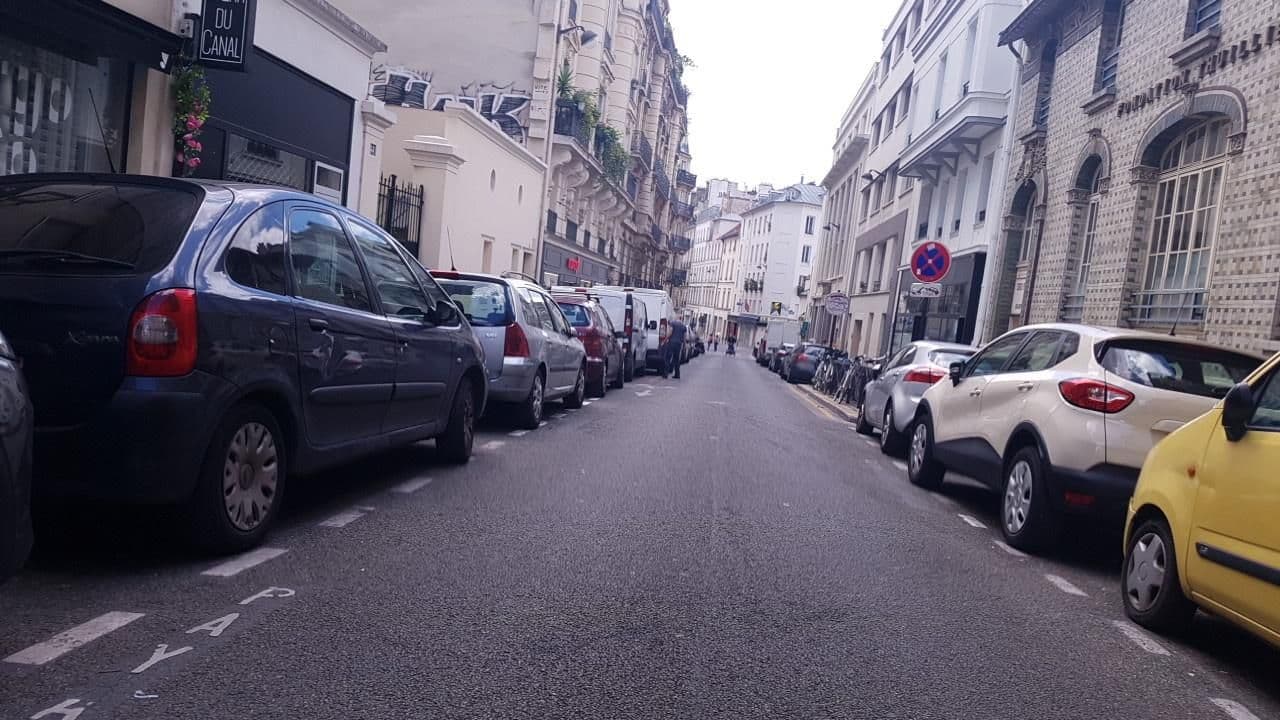 Street view near Belta Hotel Residence, Porte Saint-Martin — © changchun1 (CC BY-SA · Mapillary)