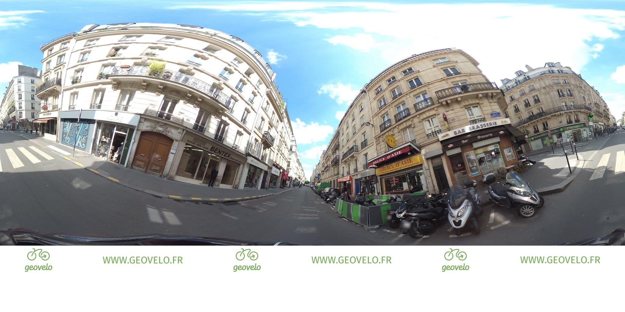 Street view near B&B Taylor, Porte Saint-Martin — © simon_geovelo (CC BY-SA · Mapillary)