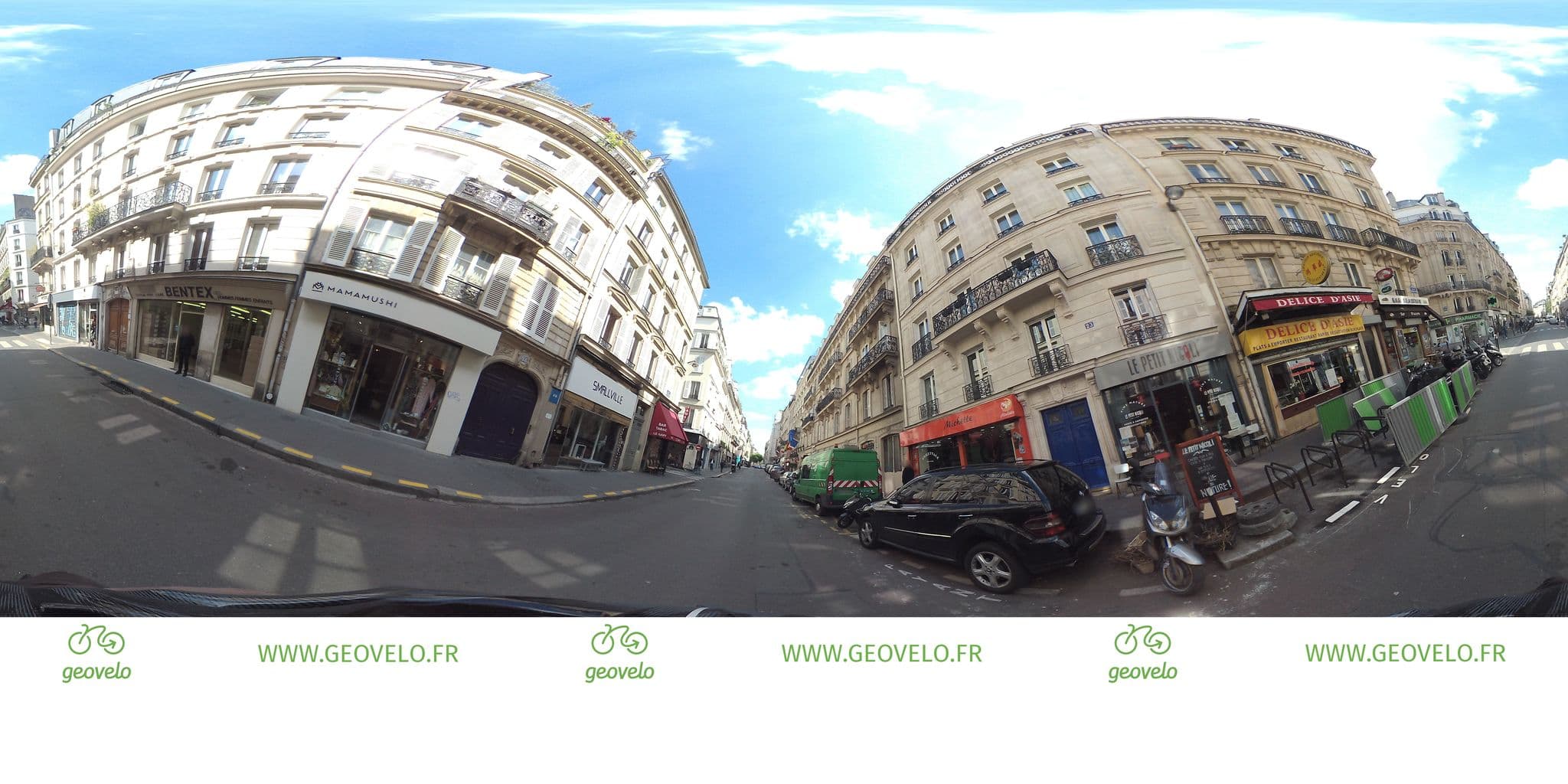 Street view near La Rue du Château d'Eau, Porte Saint-Martin — © simon_geovelo (CC BY-SA · Mapillary)