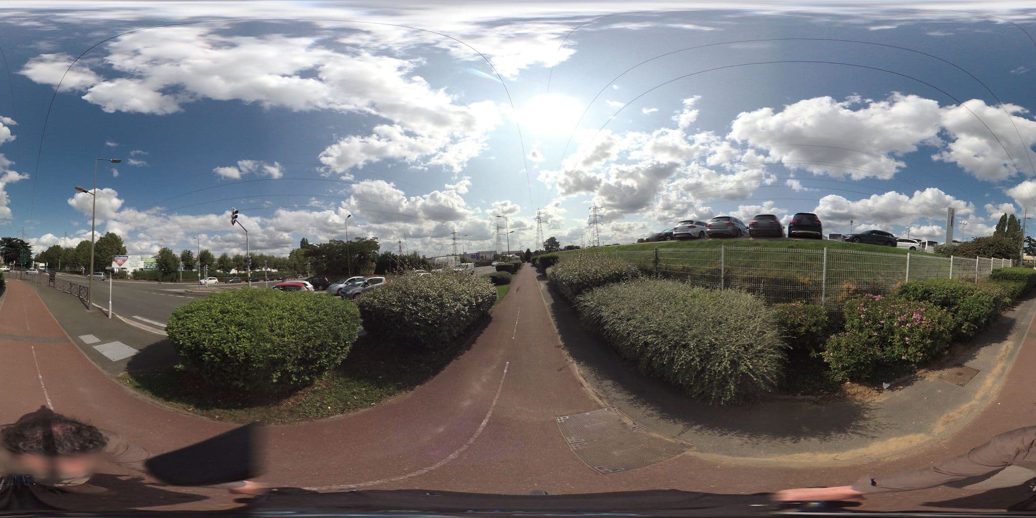 Street view near Hôtel et Résidence Sarcelles, Sarcelles — © geovelo (CC BY-SA · Mapillary)