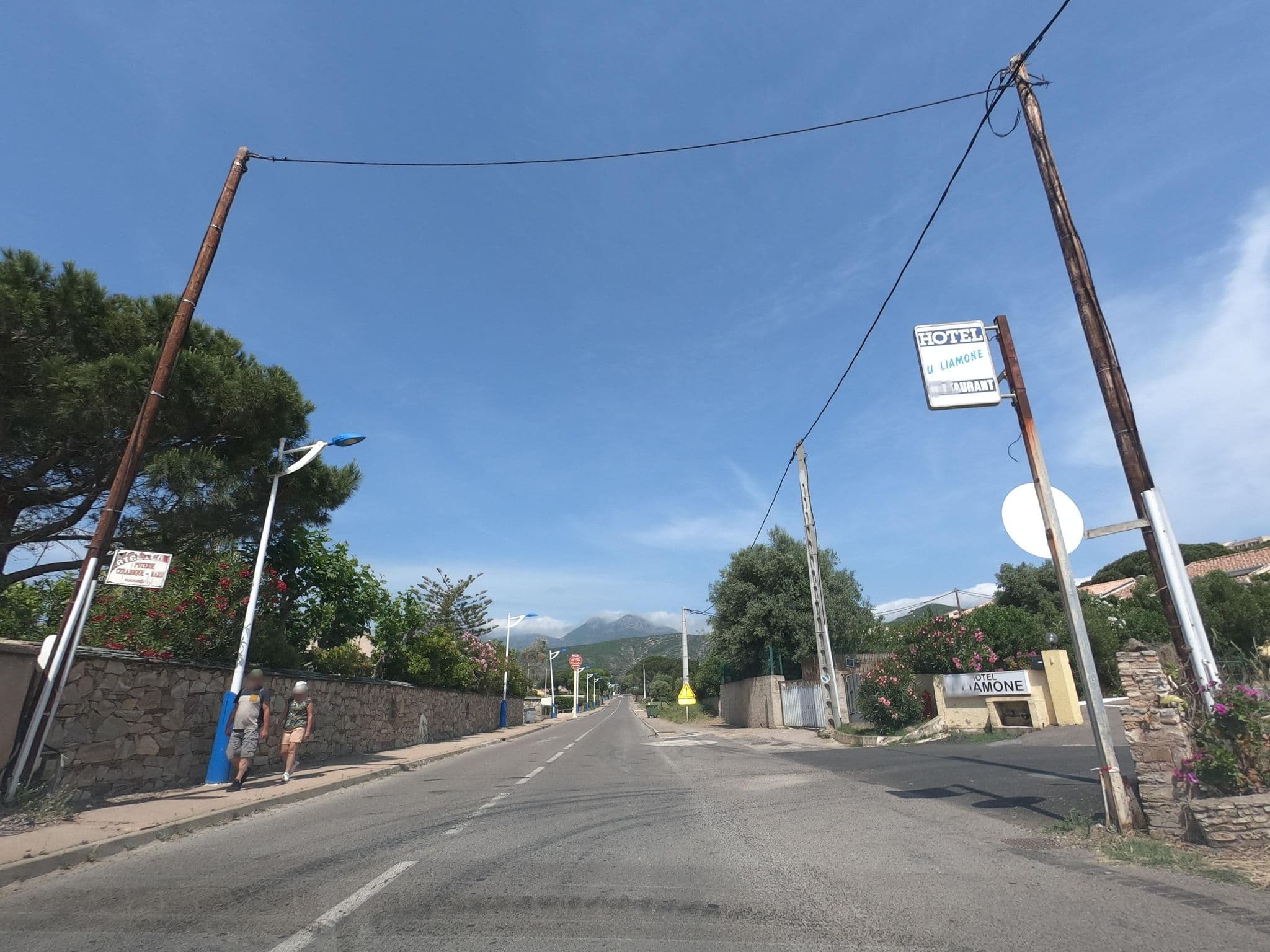 Street view near Hotel U Liamone, Saint-Florent — © momix (CC BY-SA · Mapillary)