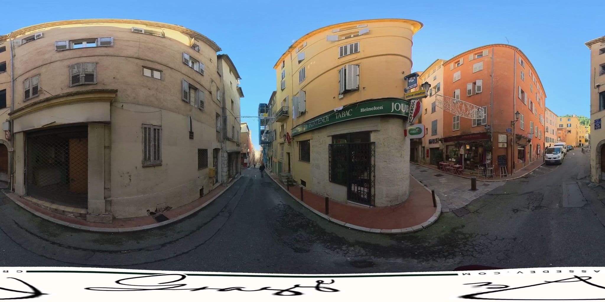 Street view near Charm Hotel Le Patti Grasse, Grasse — © GrasseDev (CC BY-SA · Mapillary)