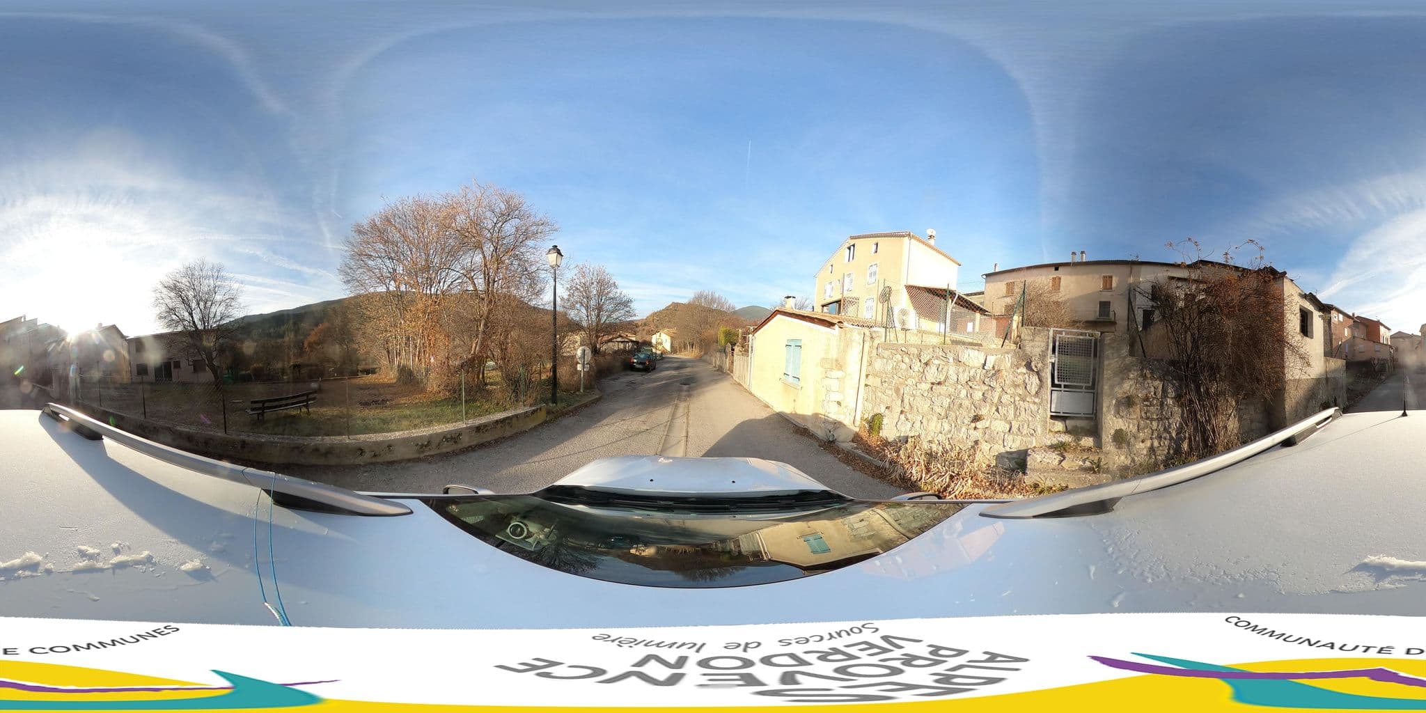 Street view near La Forge, Annot — © ccapv_germain (CC BY-SA · Mapillary)