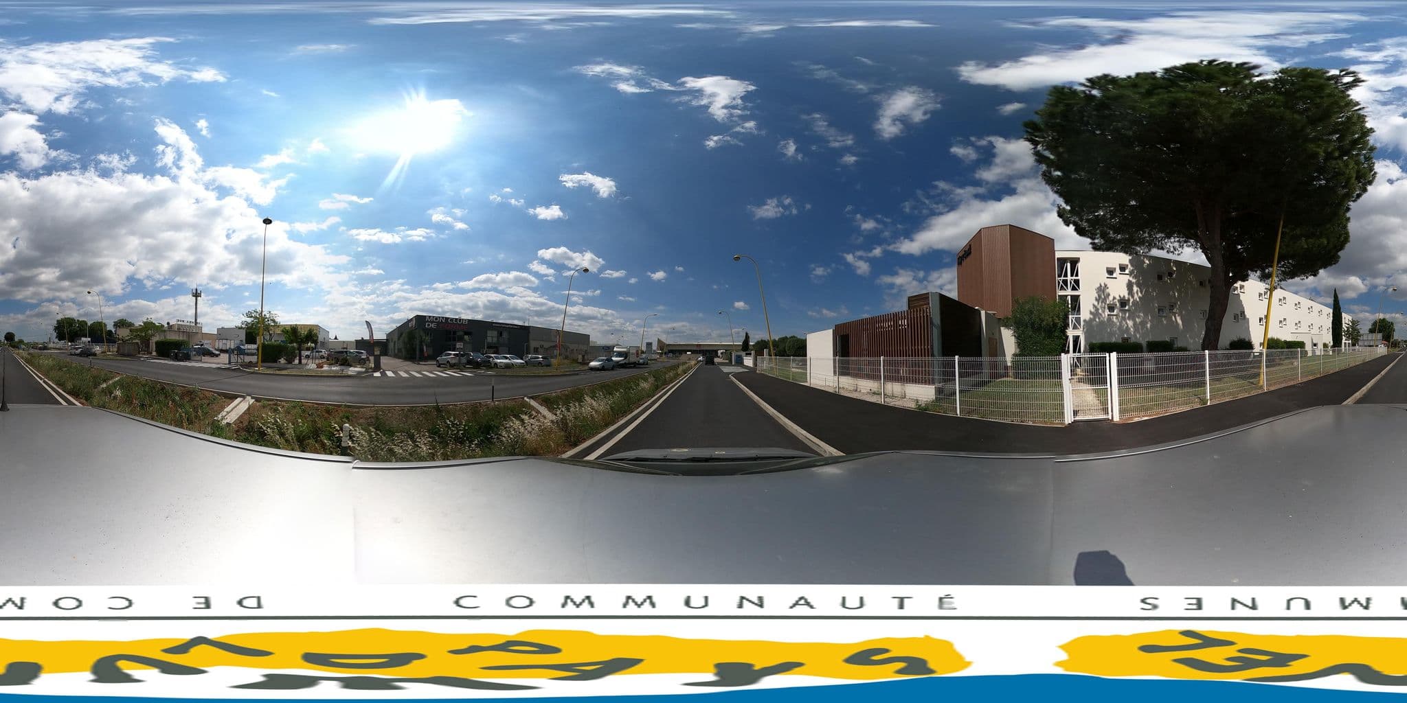 Street view near Kyriad Lunel, Lunel — © data_wax (CC BY-SA · Mapillary)