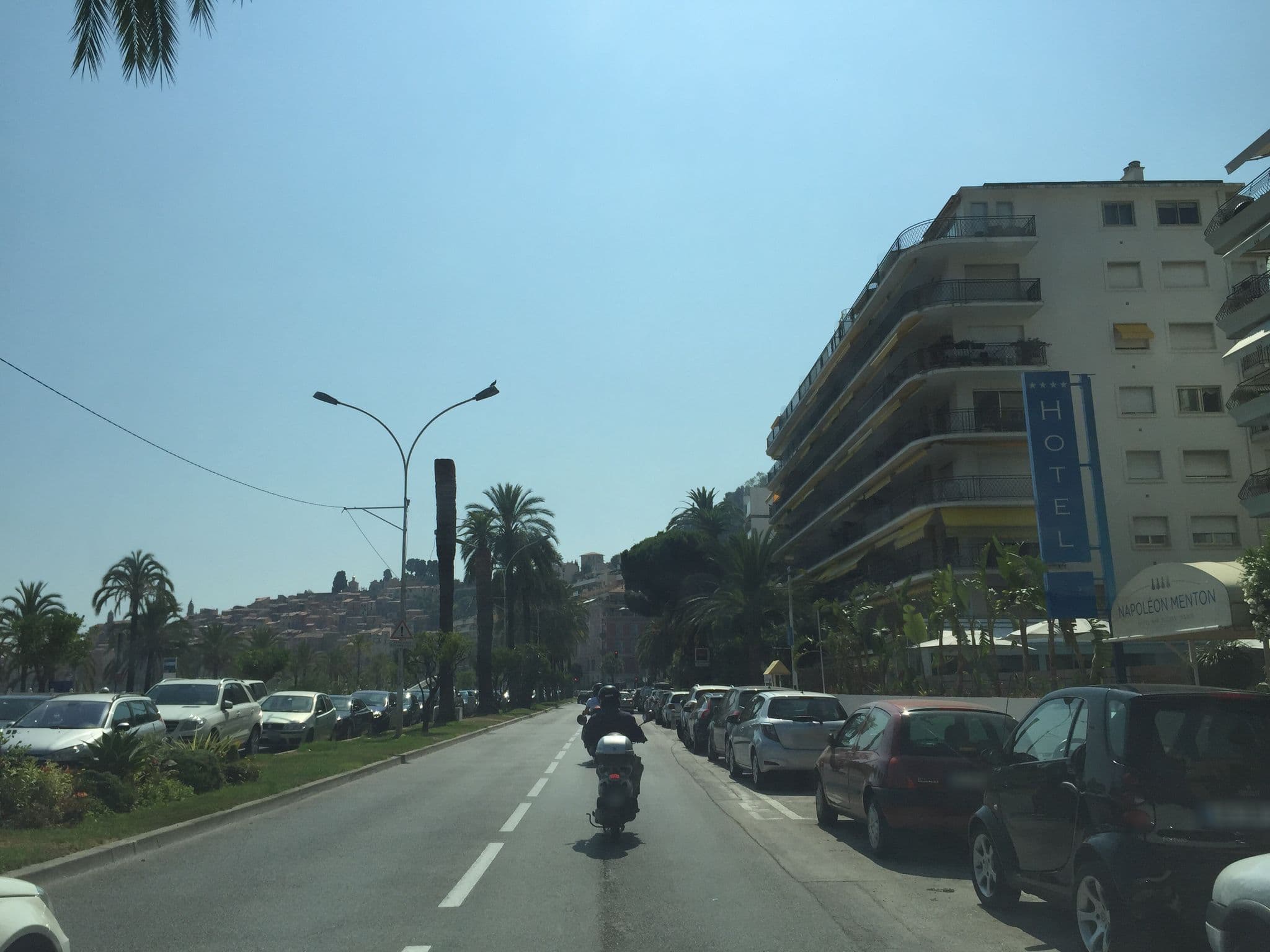 Street view near Hotel Napoleon Menton, Menton — © jesolem (CC BY-SA · Mapillary)