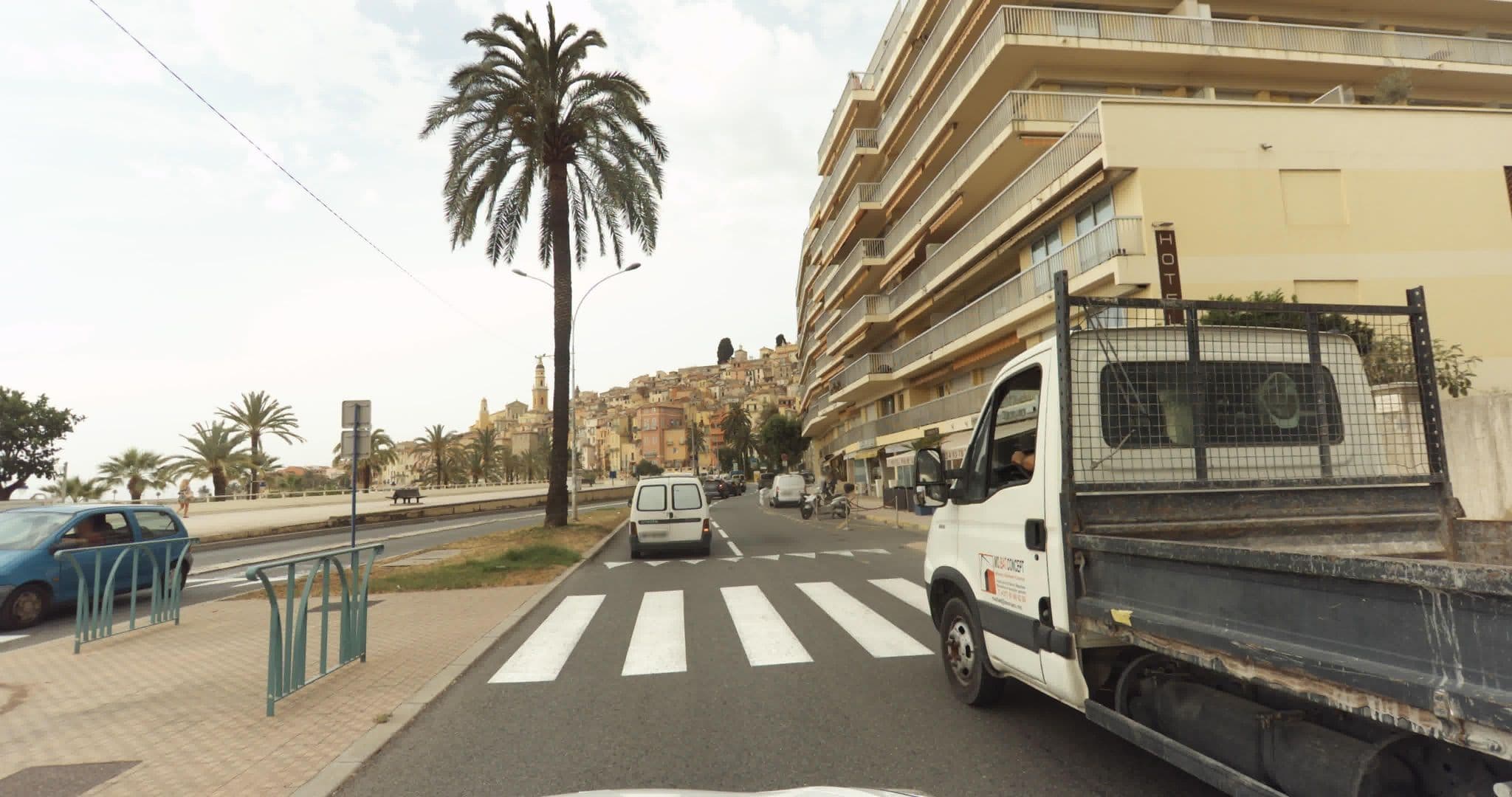Street view near Palm Garavan, Menton — © sogefi (CC BY-SA · Mapillary)