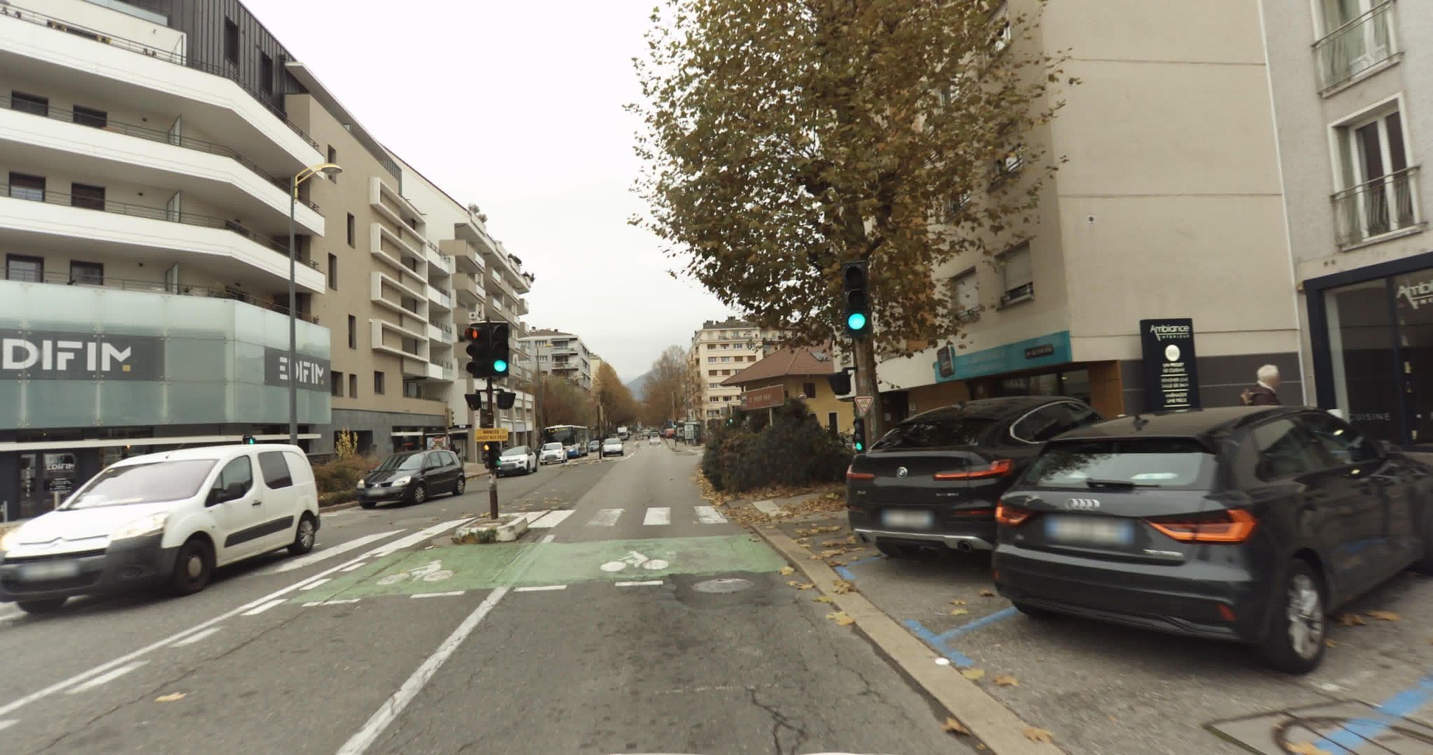 Street view near La Terrasse Saint Jean, Cran-Gevrier — © sogefi (CC BY-SA · Mapillary)