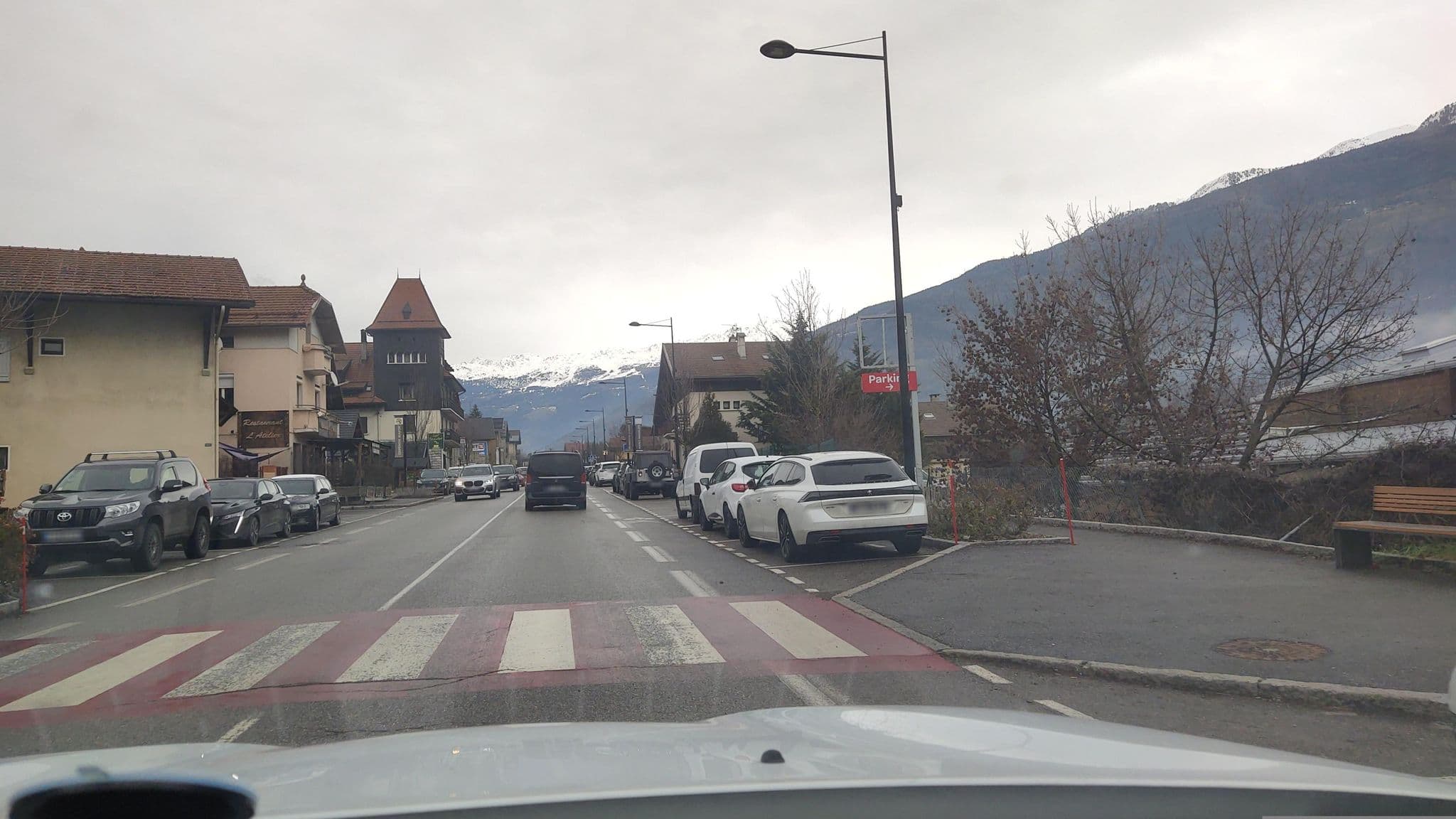 Street view near Hôtel du Replat, Aime — © MatthieuF4FNE (CC BY-SA · Mapillary)