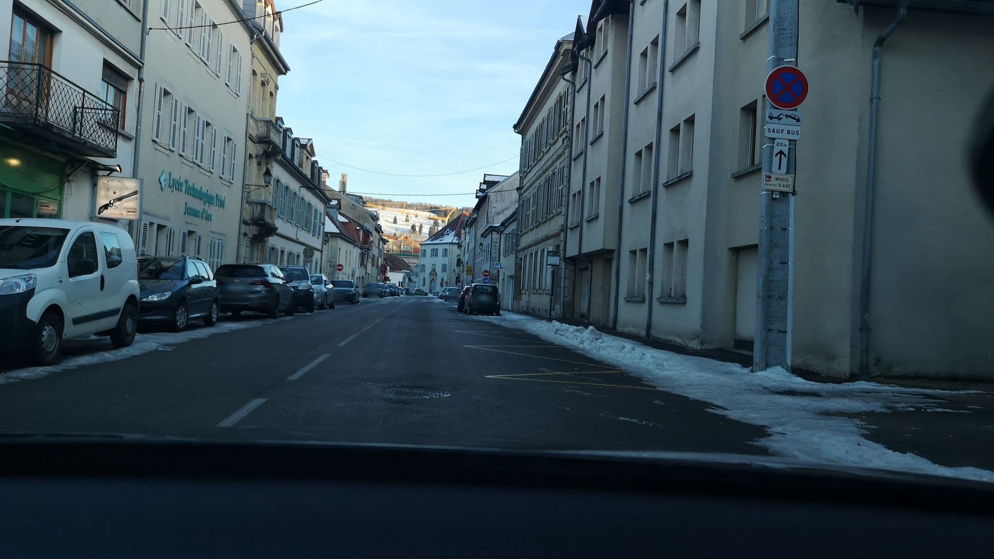 Street view near Hôtel Restaurant de Morteau, Pontarlier — © globeur (CC BY-SA · Mapillary)