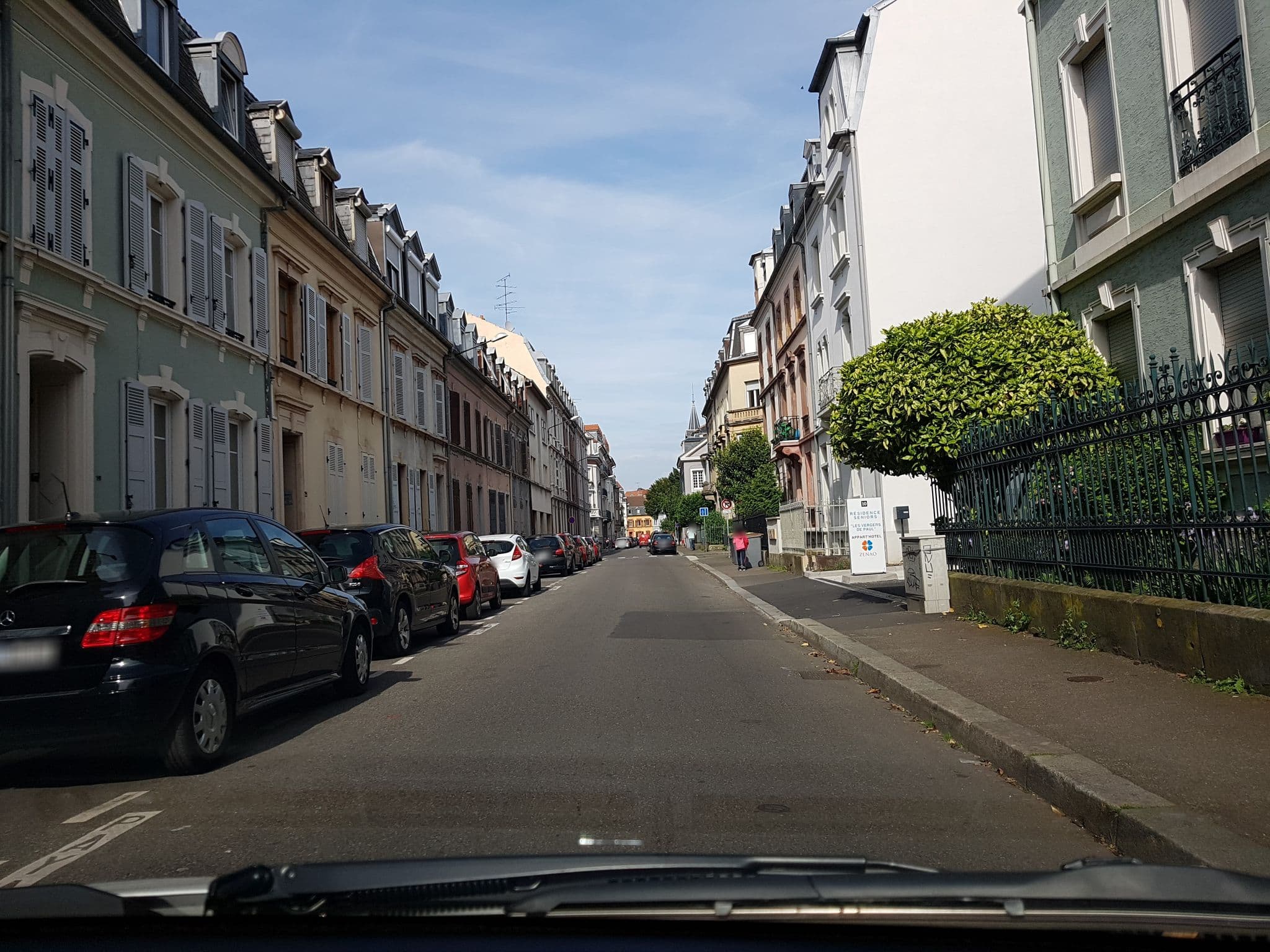 Street view near Zenao Appart'hotel, Mulhouse — © fgouget (CC BY-SA · Mapillary)