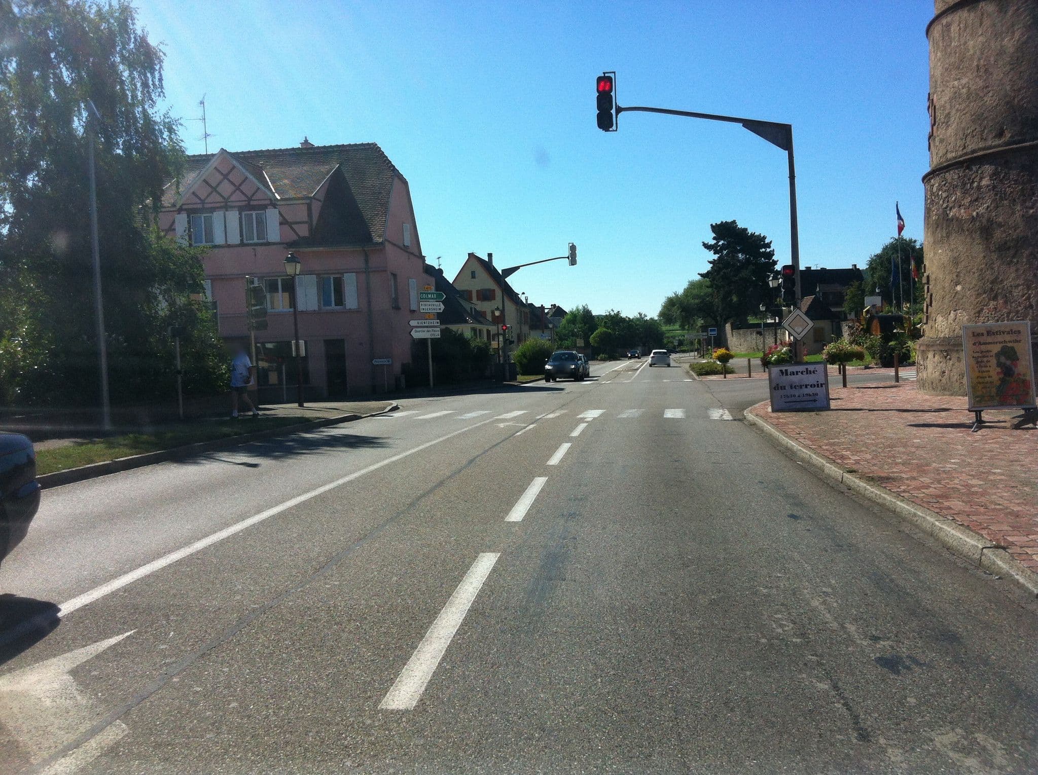Street view near Gîte Sonnenberg, Ammerschwihr — © raymond (CC BY-SA · Mapillary)