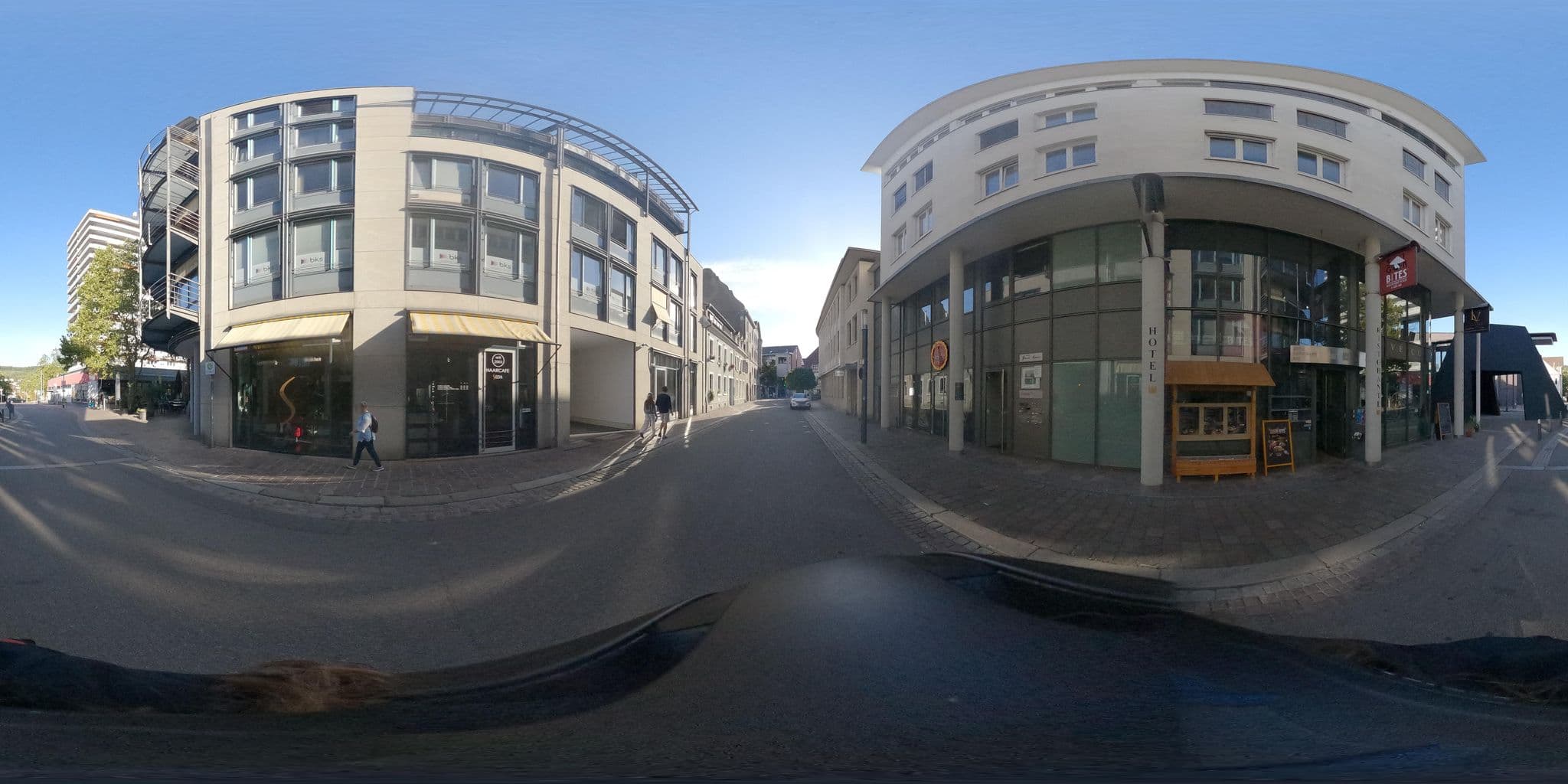 Street view near La Pergola am Burghof, Lörrach — © fmc_Mlvln (CC BY-SA · Mapillary)