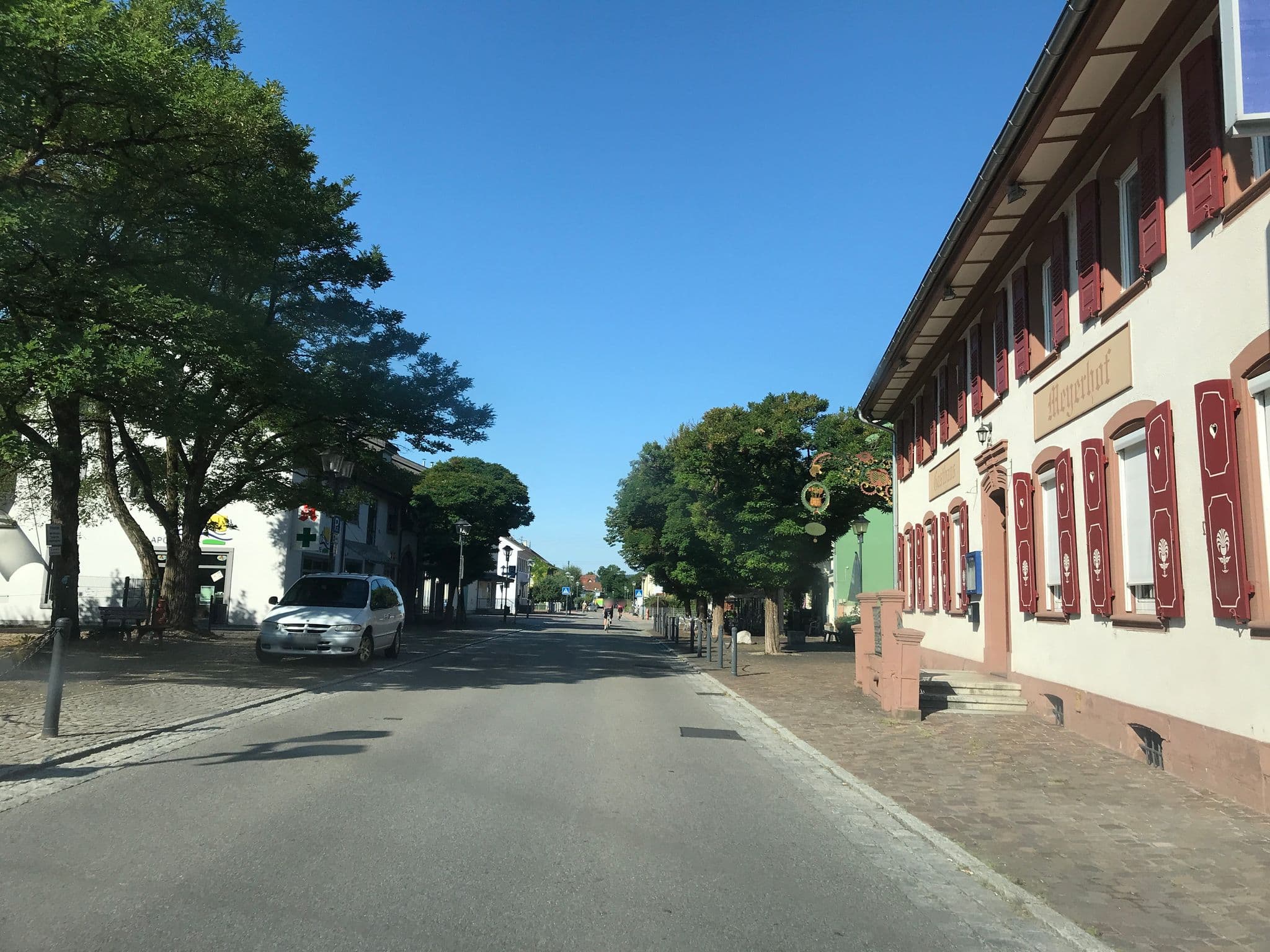 Street view near Gasthaus Mayerhof, Maulburg — © tbkrtz (CC BY-SA · Mapillary)