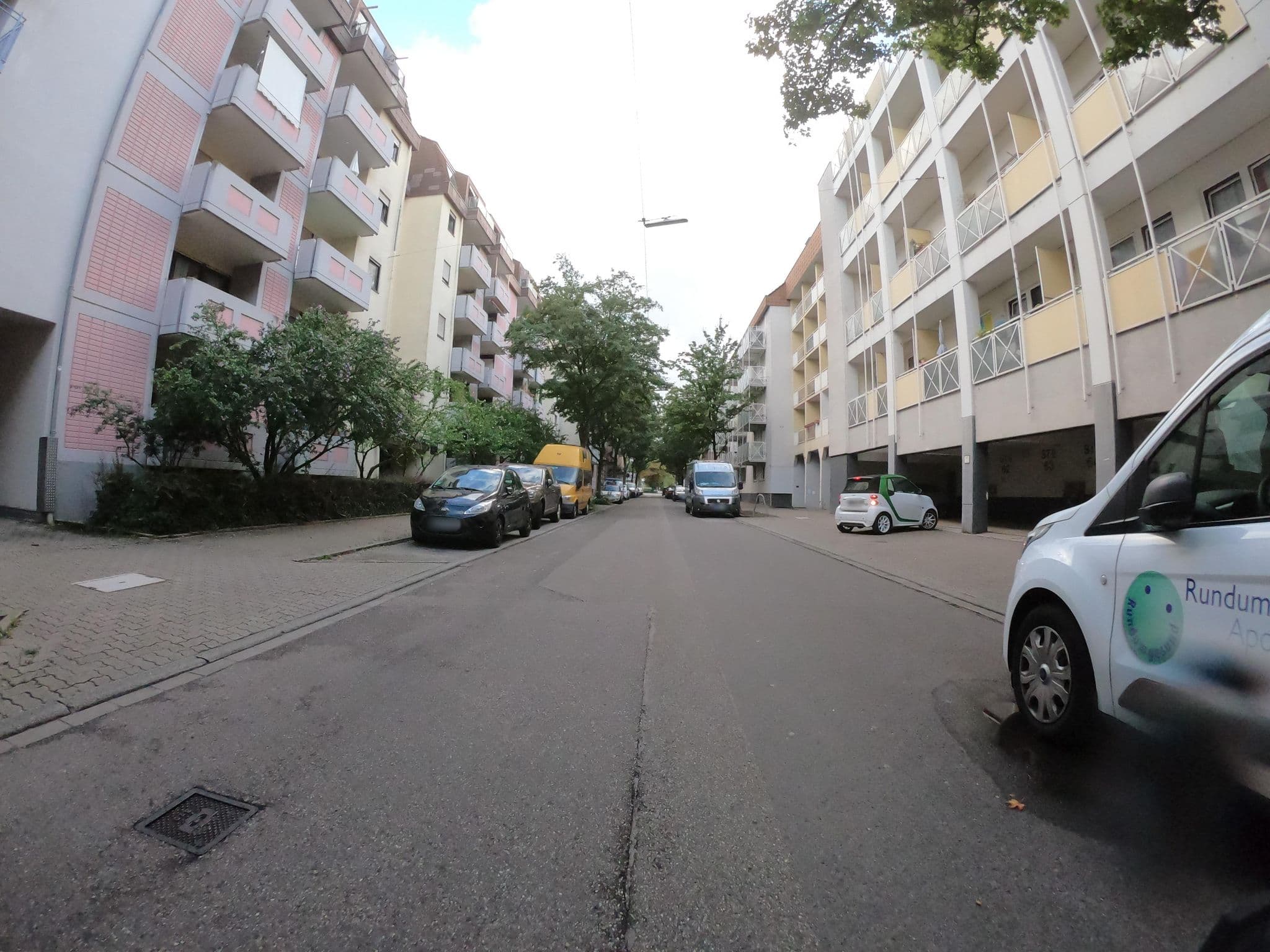 Street view near Marcus Peter GmbH, Karlsruhe — © blue-cyclist (CC BY-SA · Mapillary)