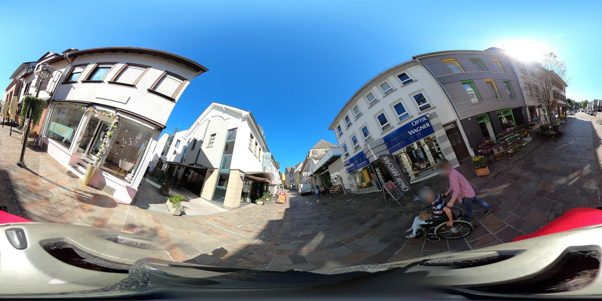 Street view near Hotels-Gasthaus und Pension Schloßschänke, Simmern — © tmka (CC BY-SA · Mapillary)