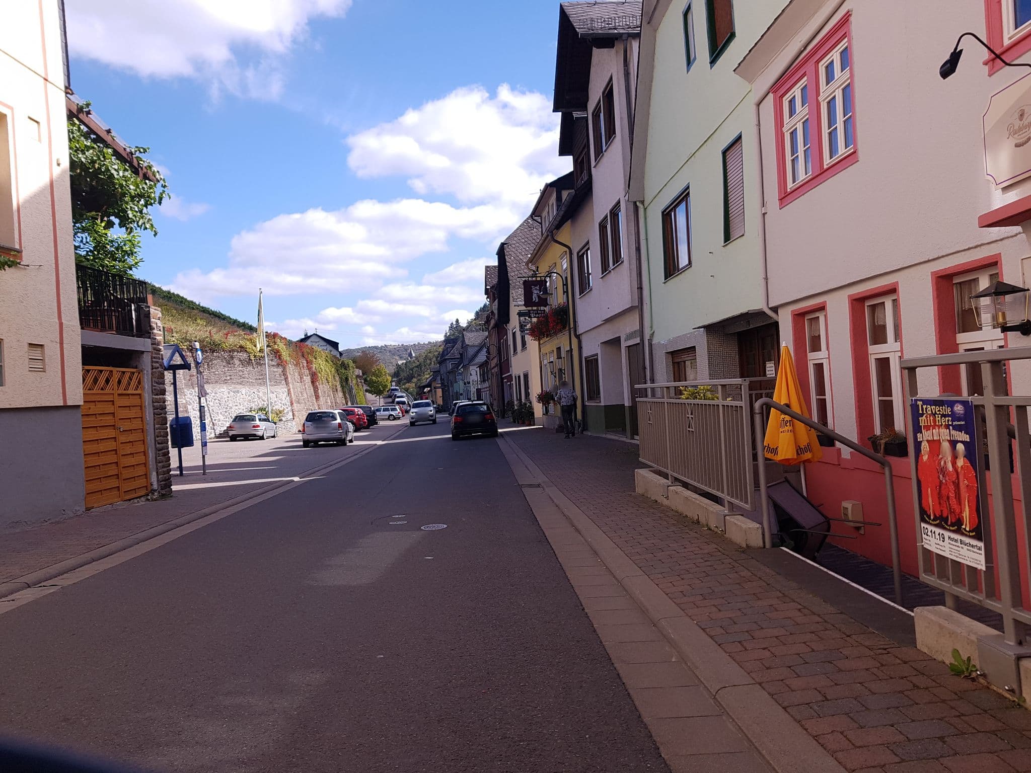 Street view near Weinhotel Blüchertal, Bacharach — © houtari (CC BY-SA · Mapillary)