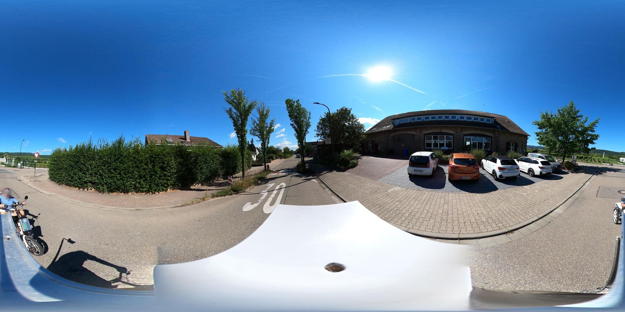 Street view near Gästehaus + Cafe Leeze, Peuntner Hotel, Bad Dürkheim — © wegavision (CC BY-SA · Mapillary)